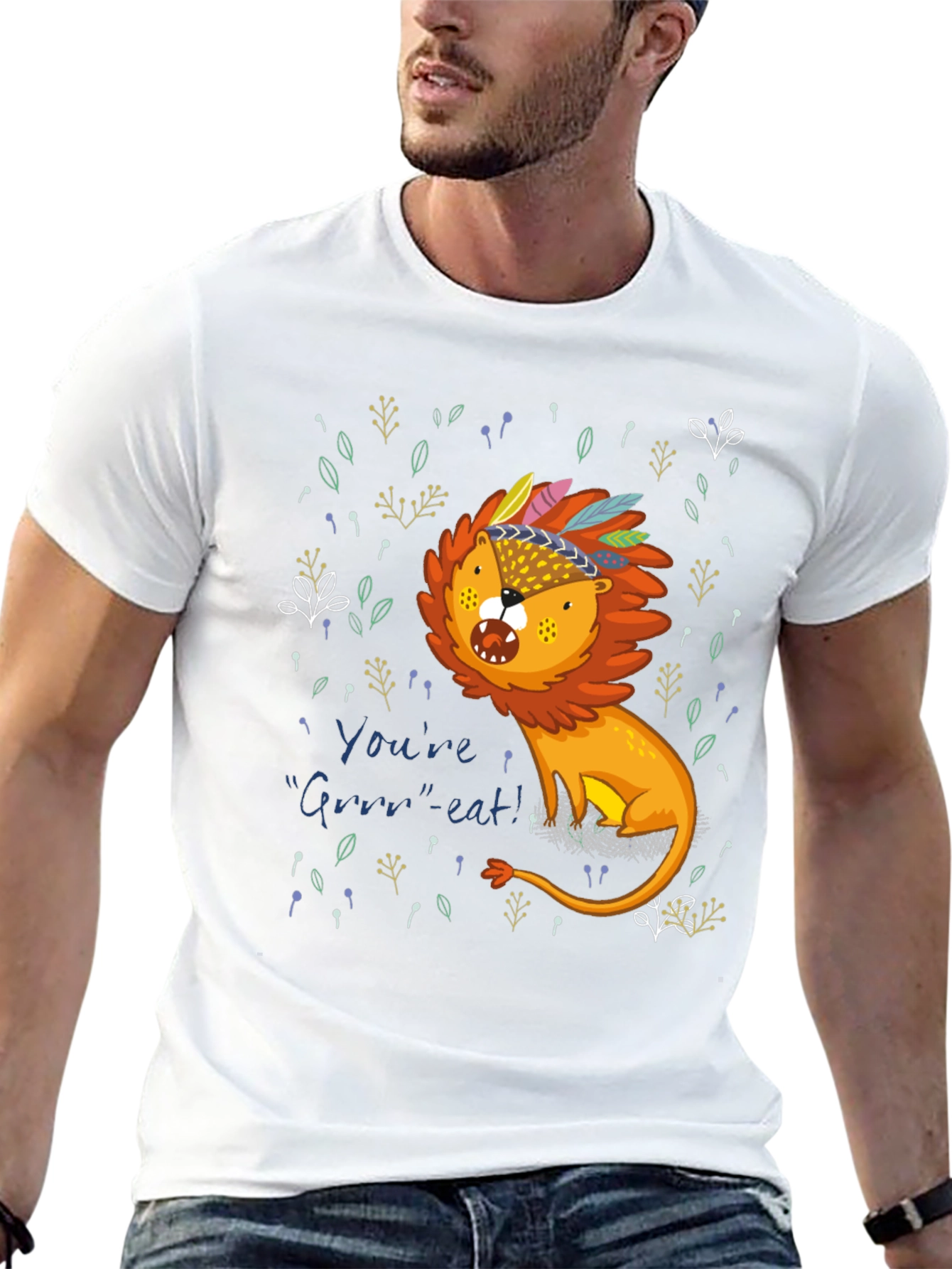 Lion Graphic Tee - Youre Grrr-eat!