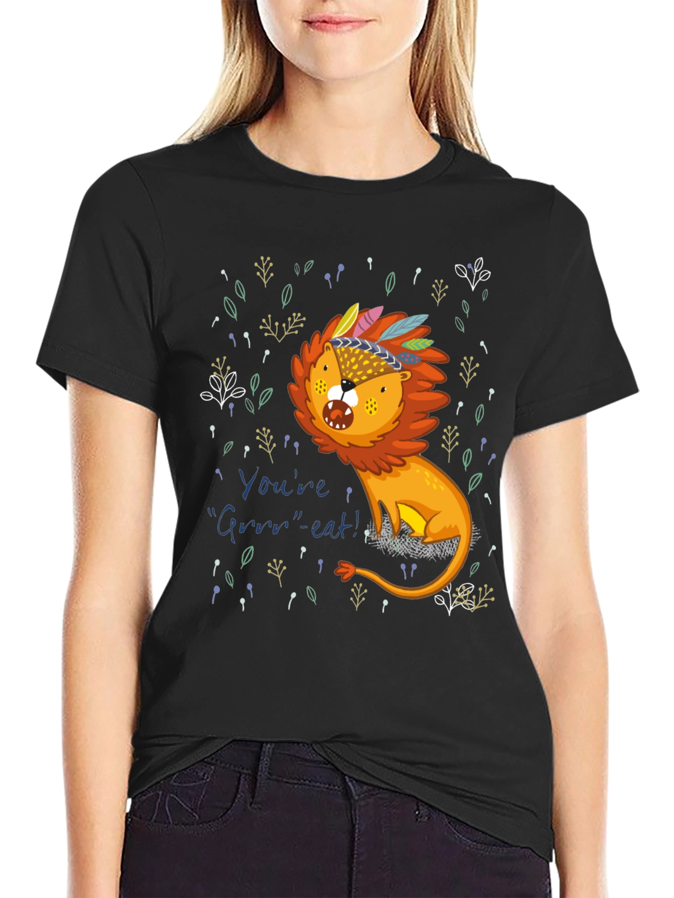 Lion Graphic Tee - Youre Grrr-eat!