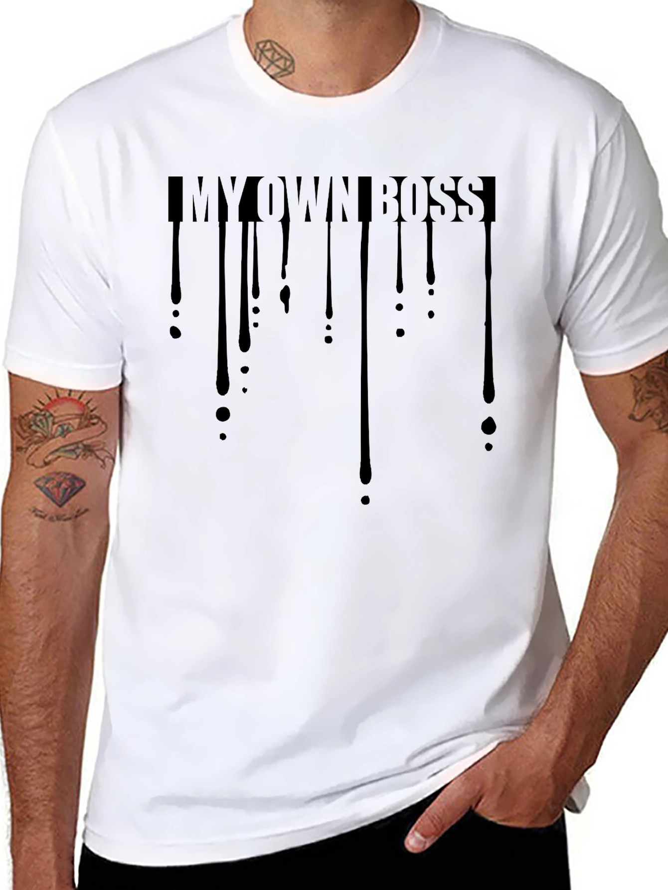 Im My Own Boss T-Shirt - Black Graphic Tee