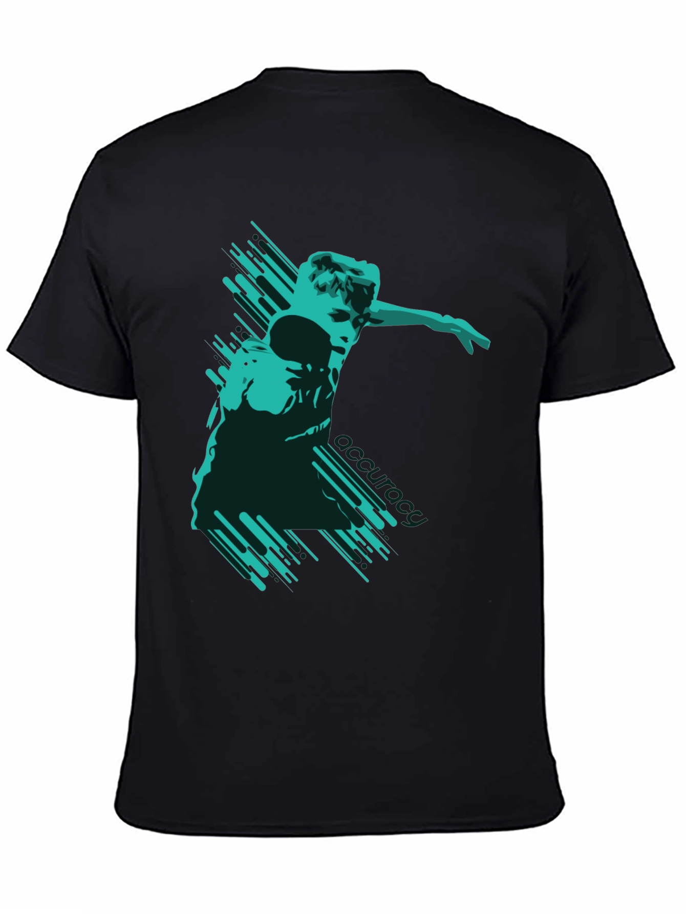 Modern Graphic T-Shirt - Abstract Athlete Design