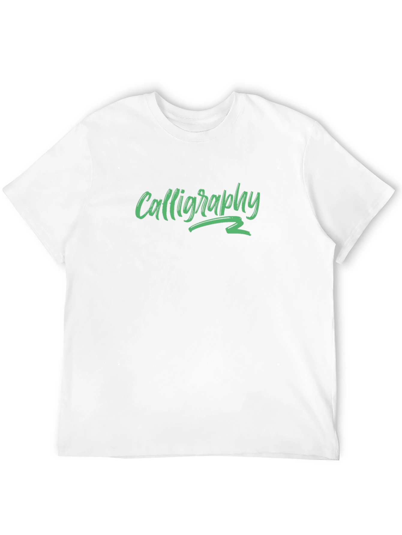 Calligraphy Graphic T-Shirt - Stylish Black Tee