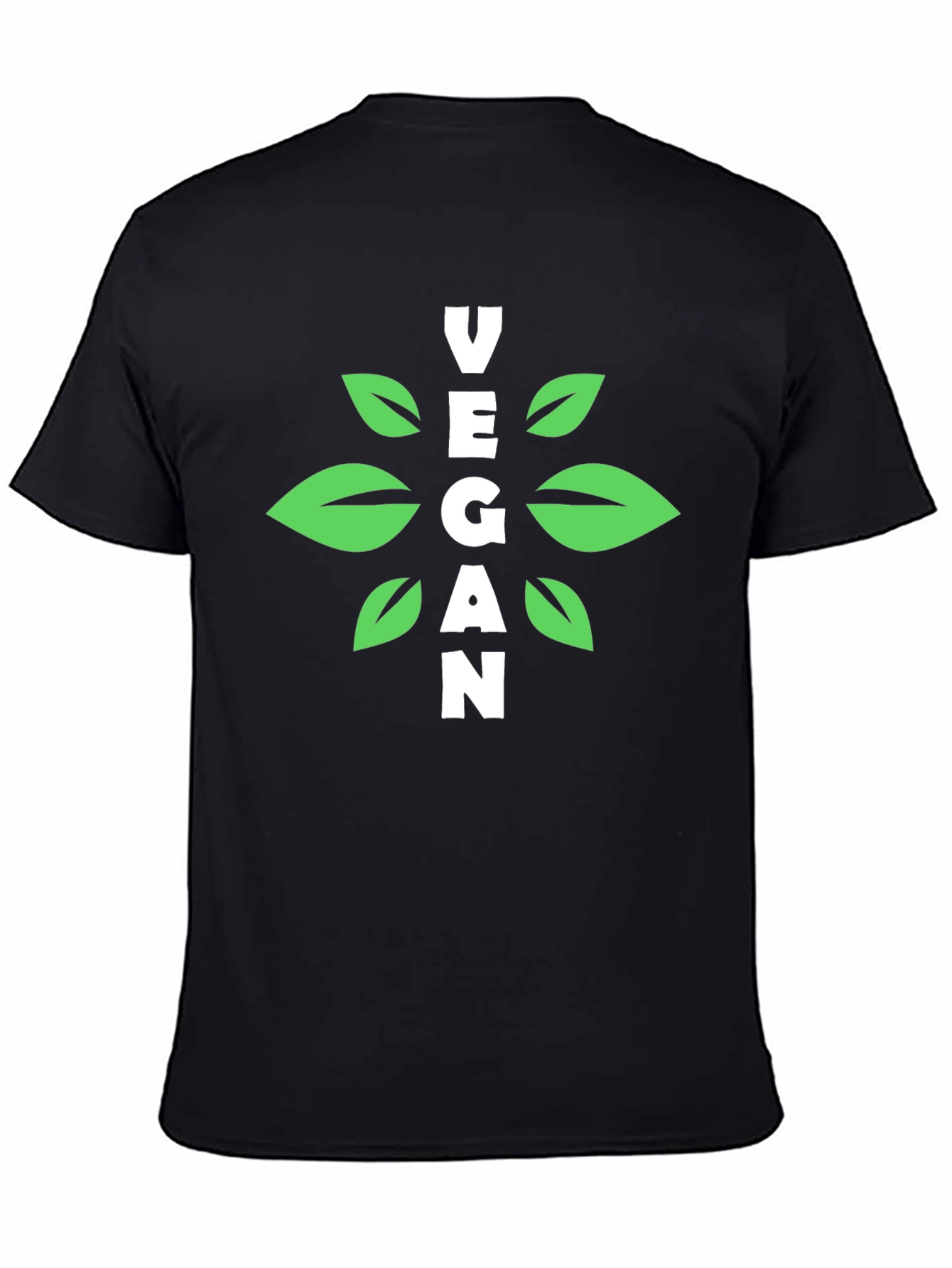 Vegan Graphic Tee - Black