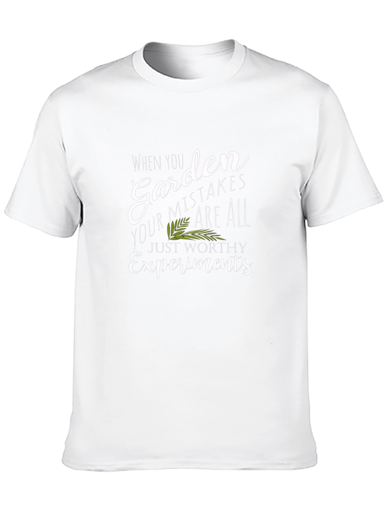 Gardening Mistakes T-Shirt - Worthy Experiments Tee
