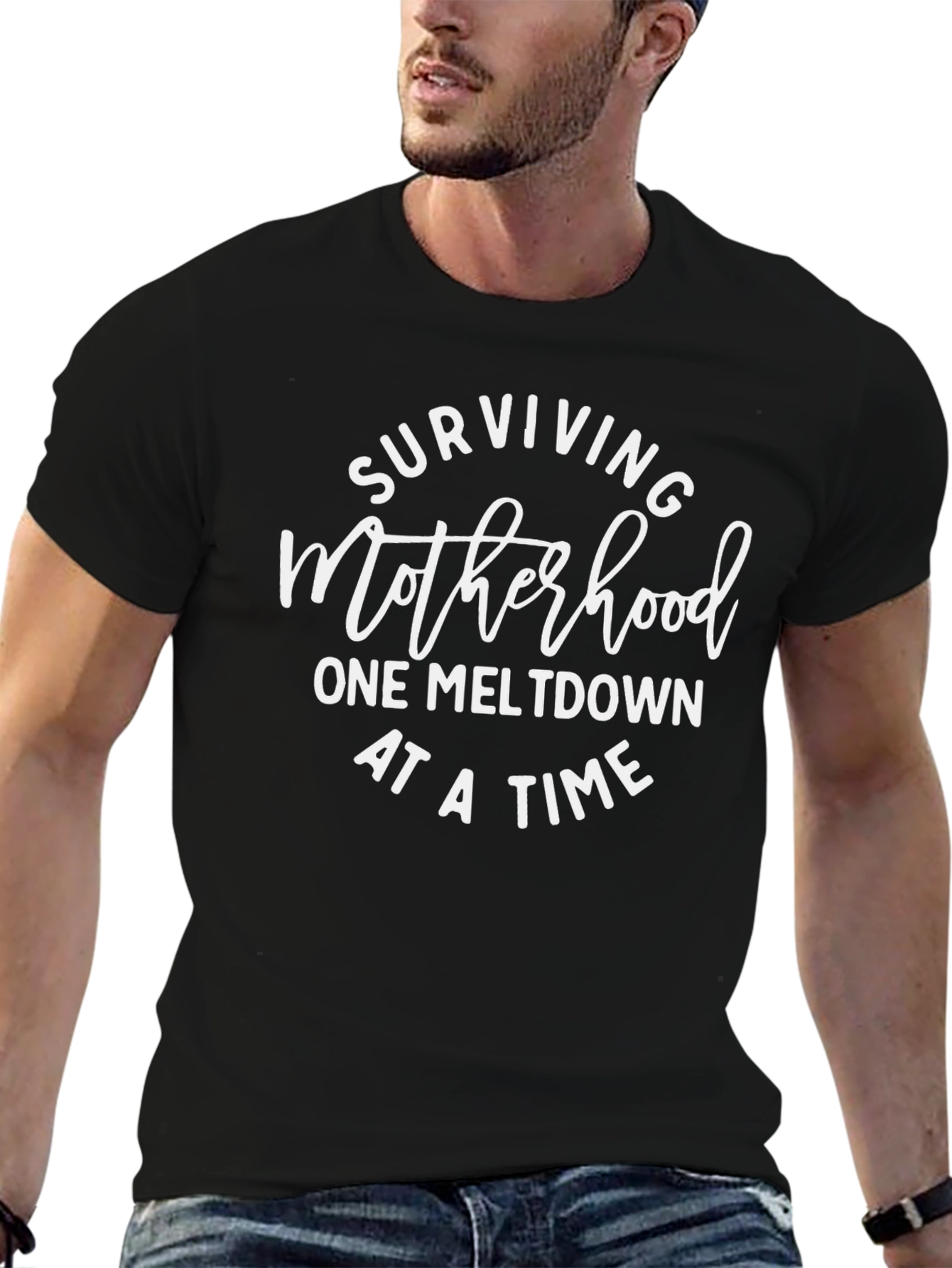 Surviving Motherhood Tee - One Meltdown at a Time
