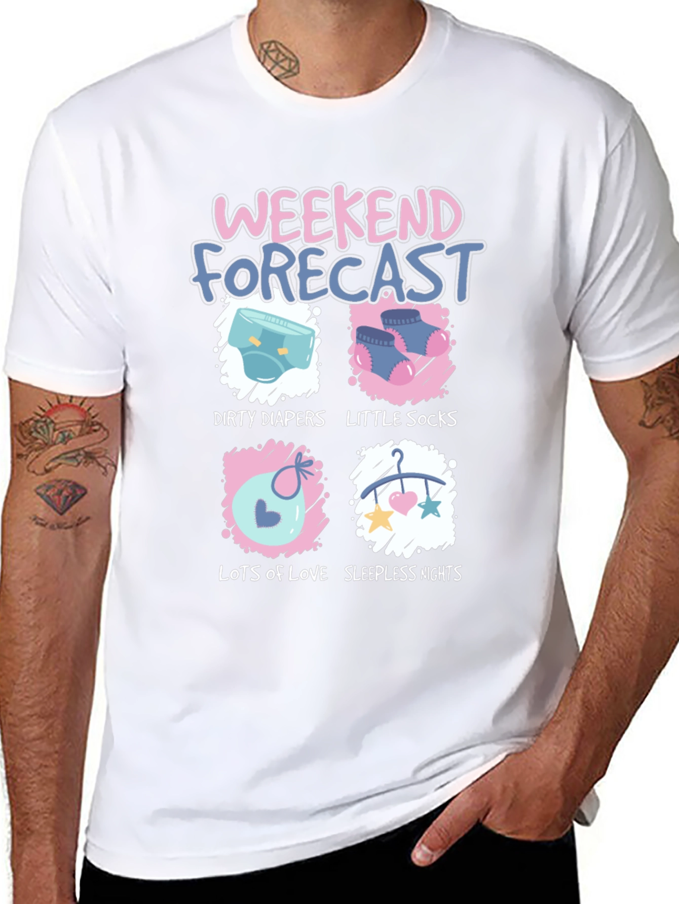 Weekend Forecast T-Shirt - Dad Life Tee