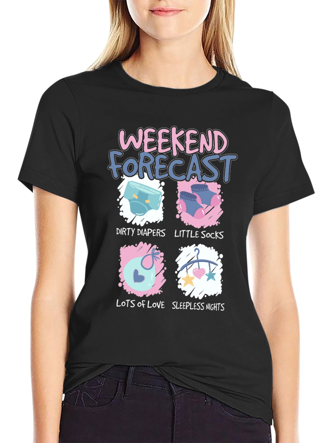 Weekend Forecast T-Shirt - Dad Life Tee