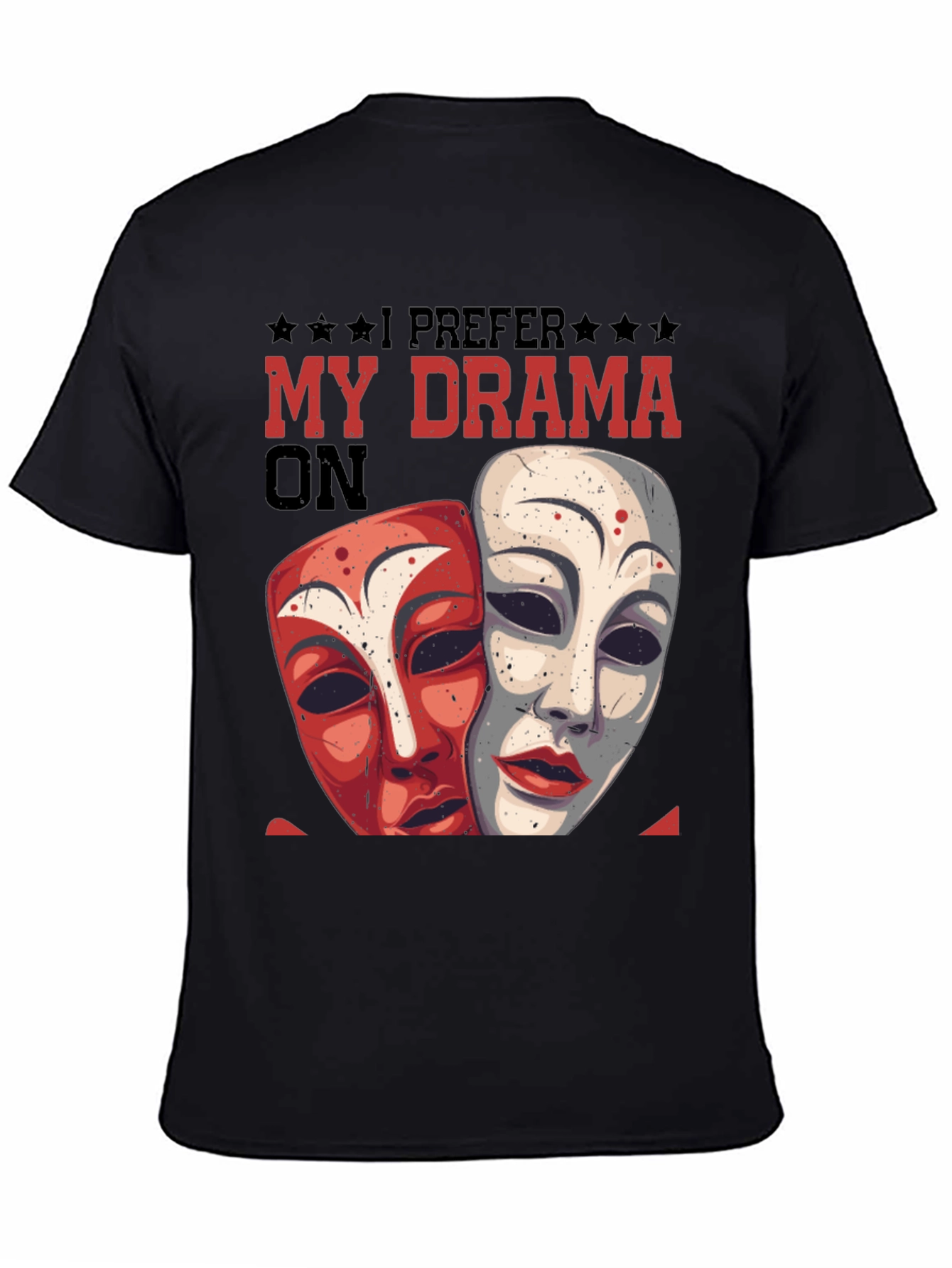 Drama Masks Graphic Tee