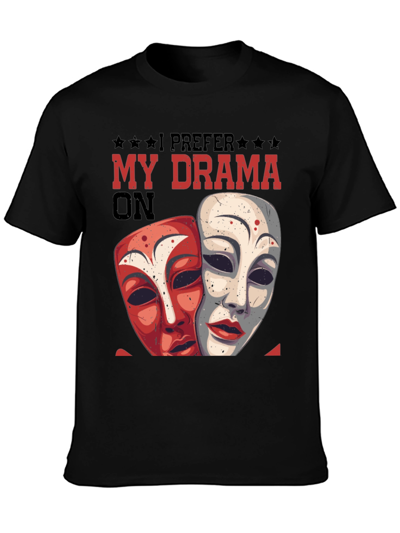 Drama Masks Graphic Tee