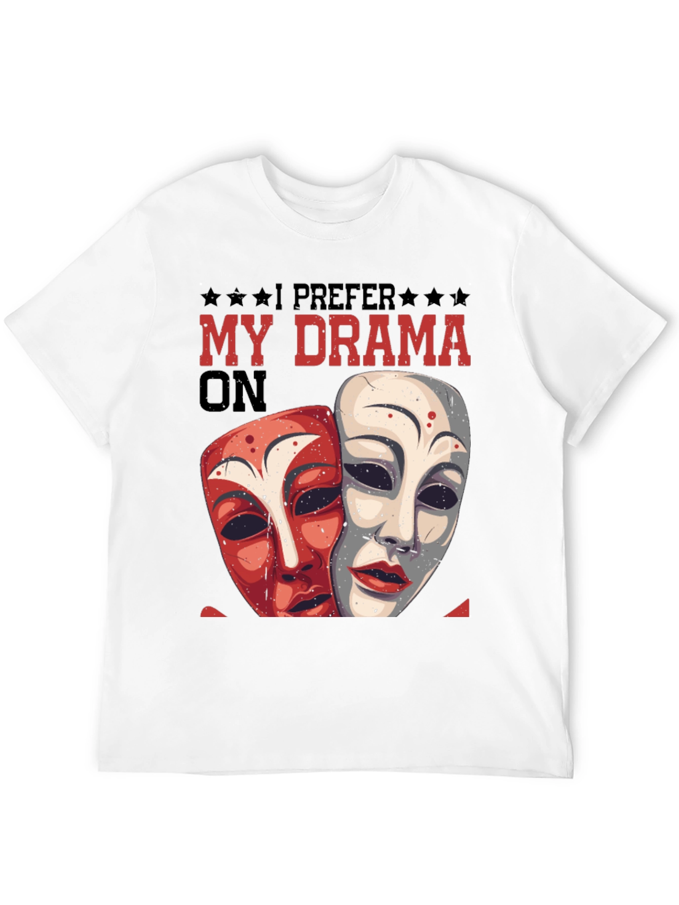 Drama Masks Graphic Tee