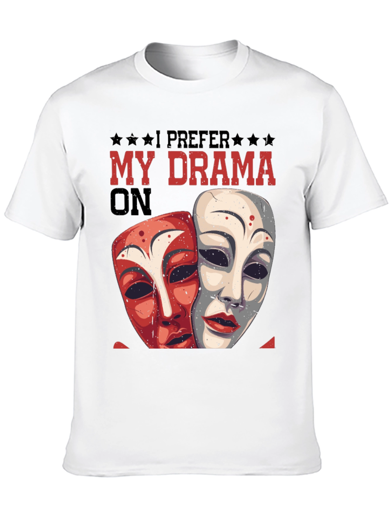 Drama Masks Graphic Tee