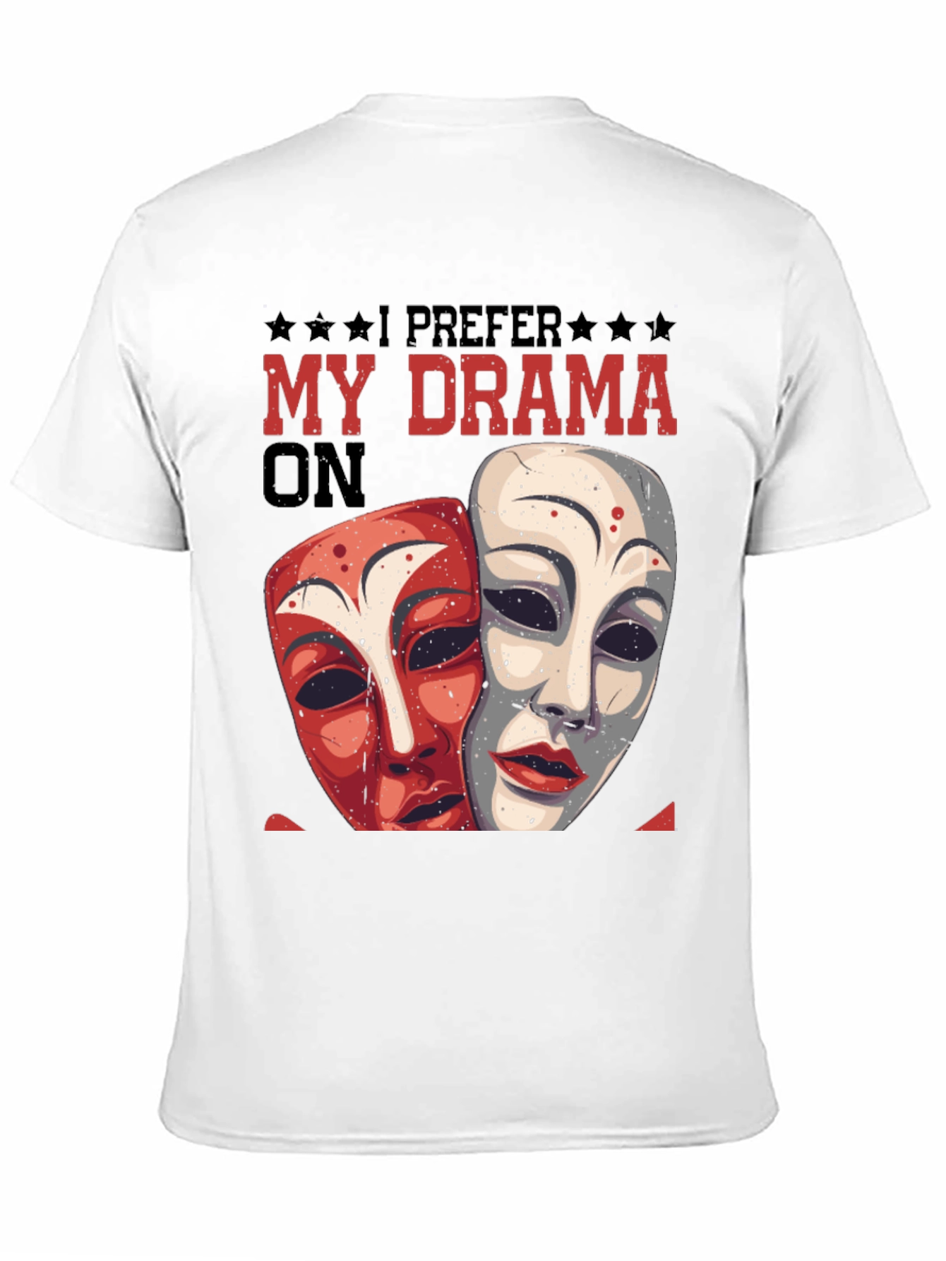 Drama Masks Graphic Tee