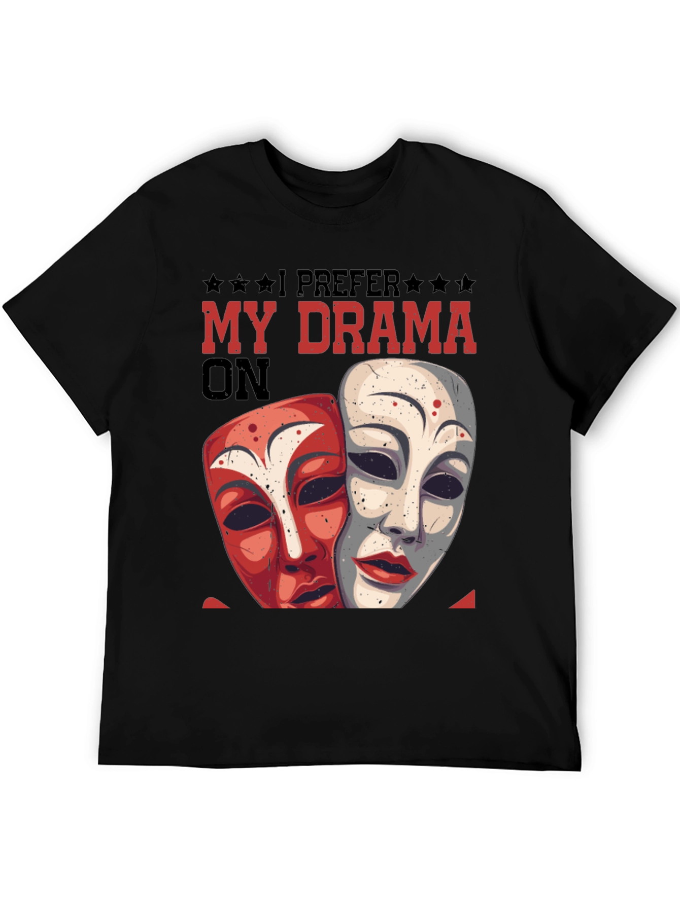 Drama Masks Graphic Tee
