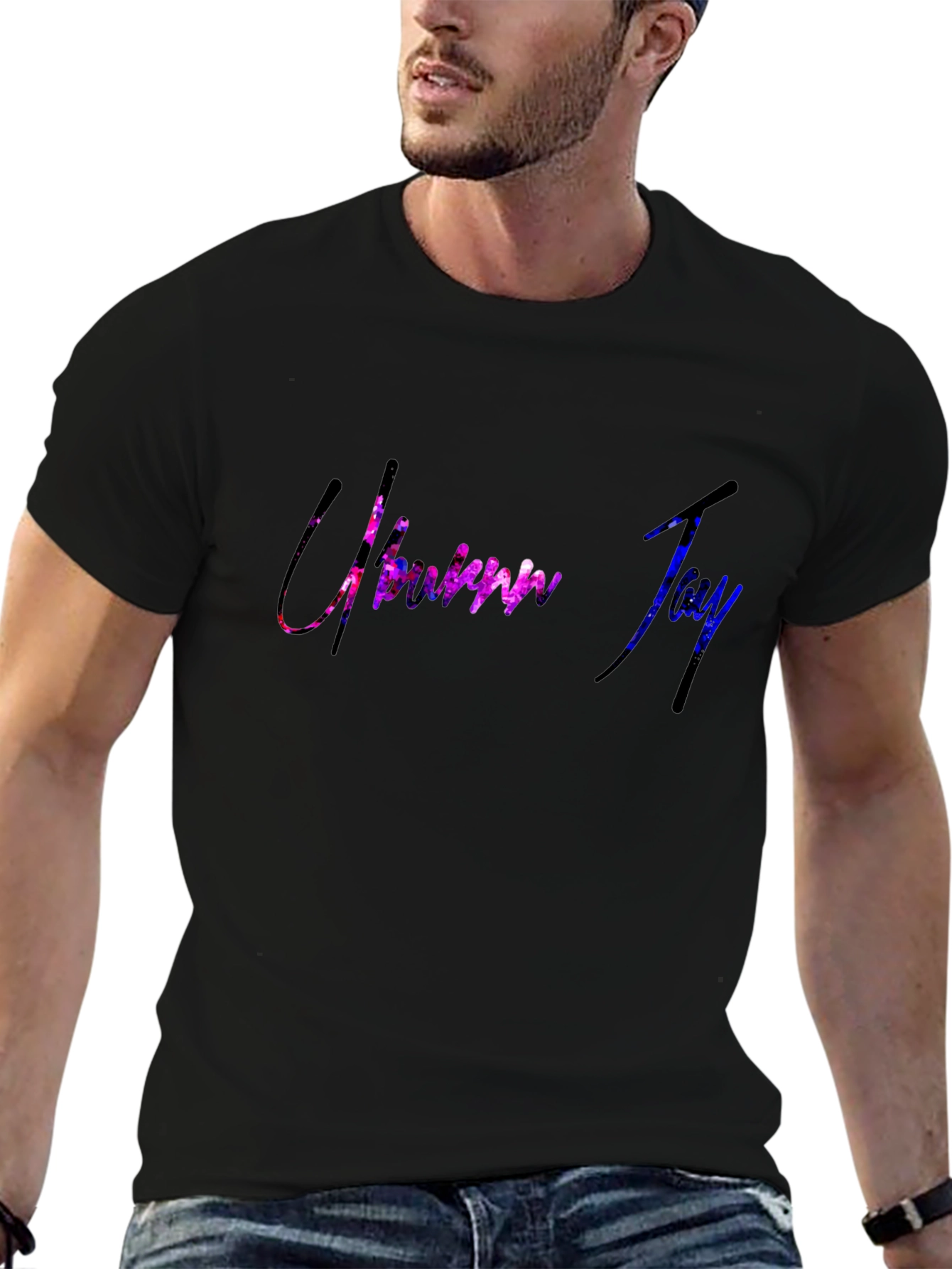 Galaxy Style Graphic Tee - Unisex Cotton T-Shirt
