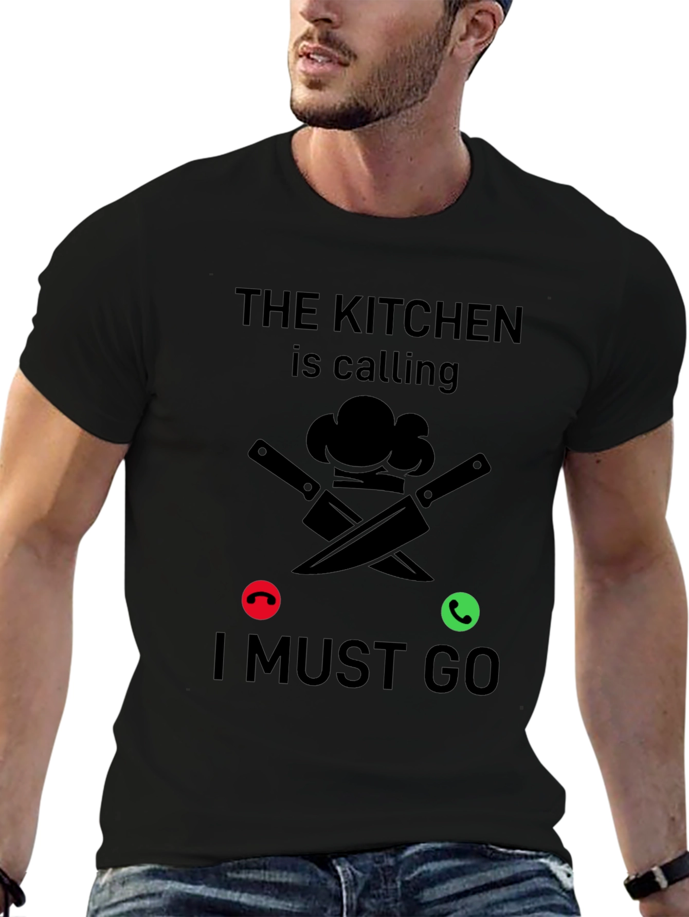 Kitchen is Calling T-Shirt - Chef Humor Tee