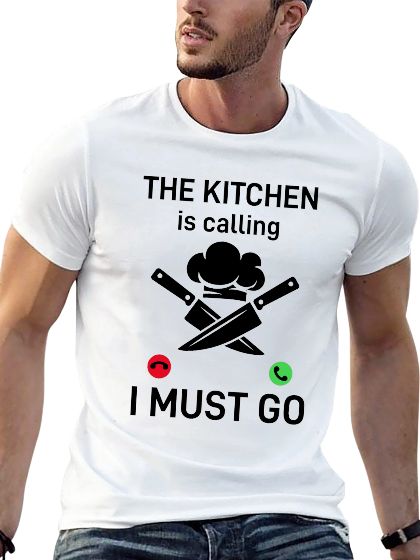 Kitchen is Calling T-Shirt - Chef Humor Tee