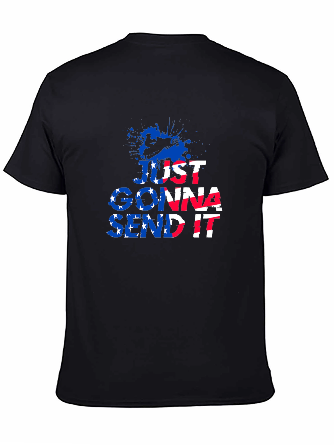 Just Gonna Send It T-Shirt - Black Graphic Tee