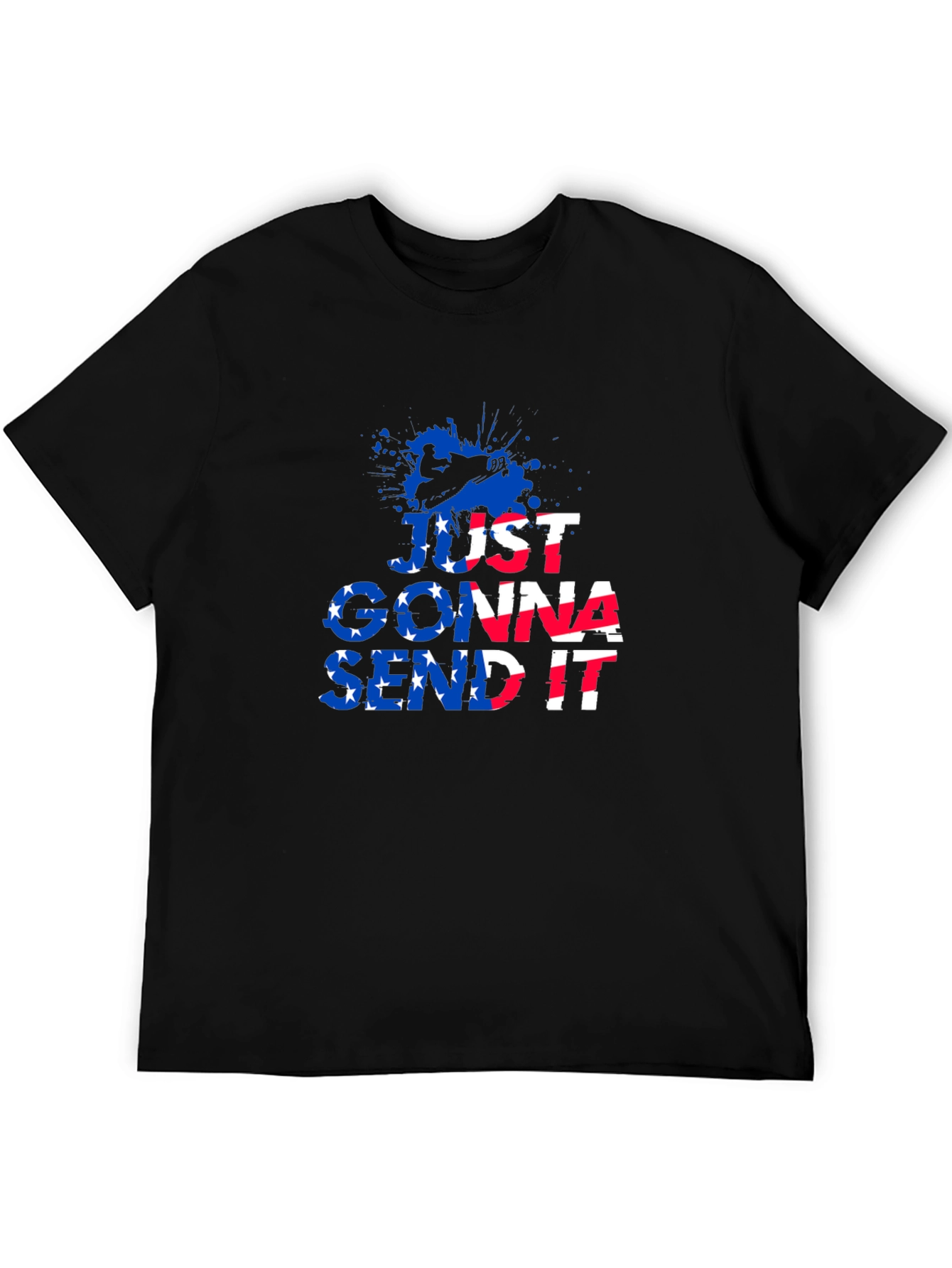 Just Gonna Send It T-Shirt - Black Graphic Tee