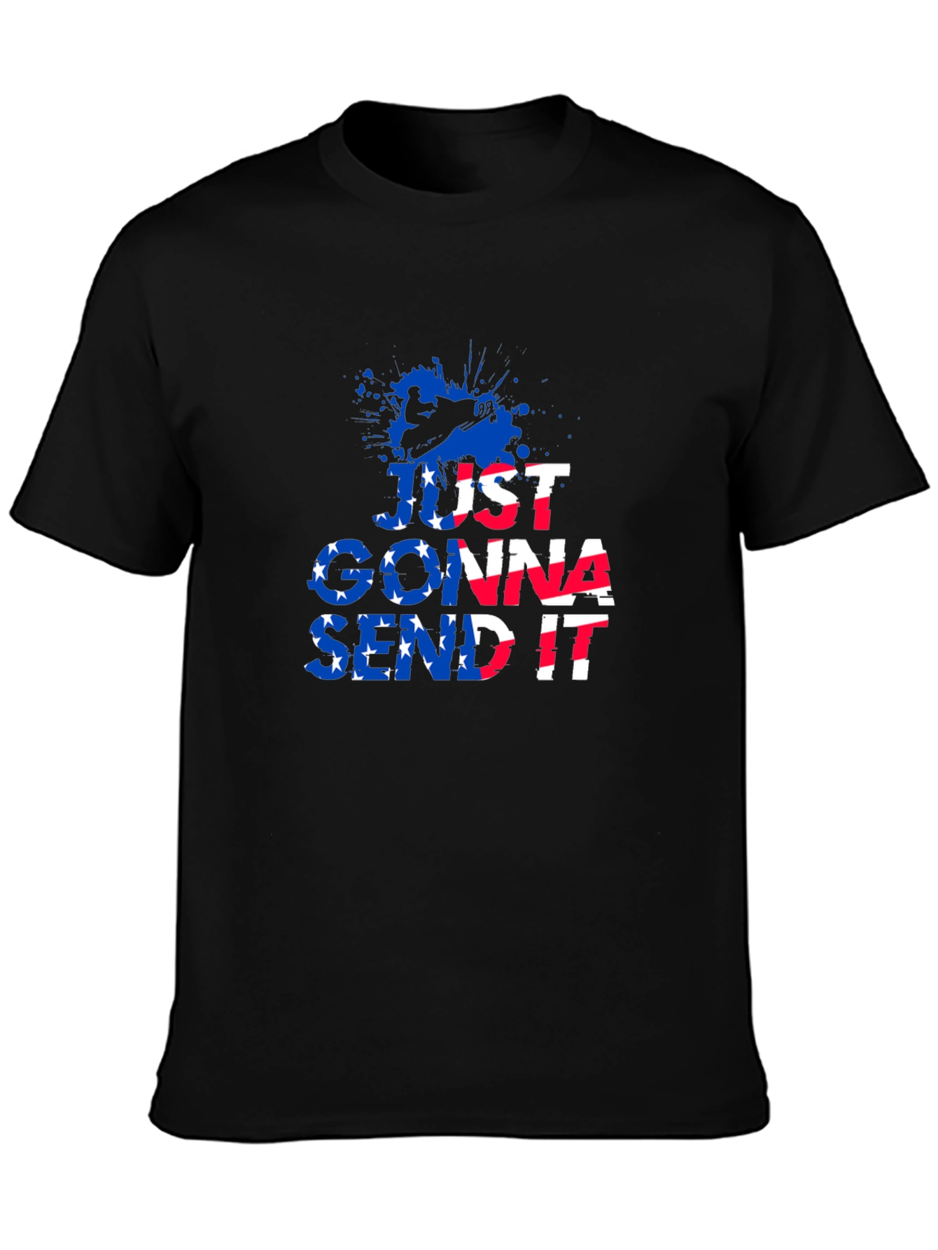 Just Gonna Send It T-Shirt - Black Graphic Tee