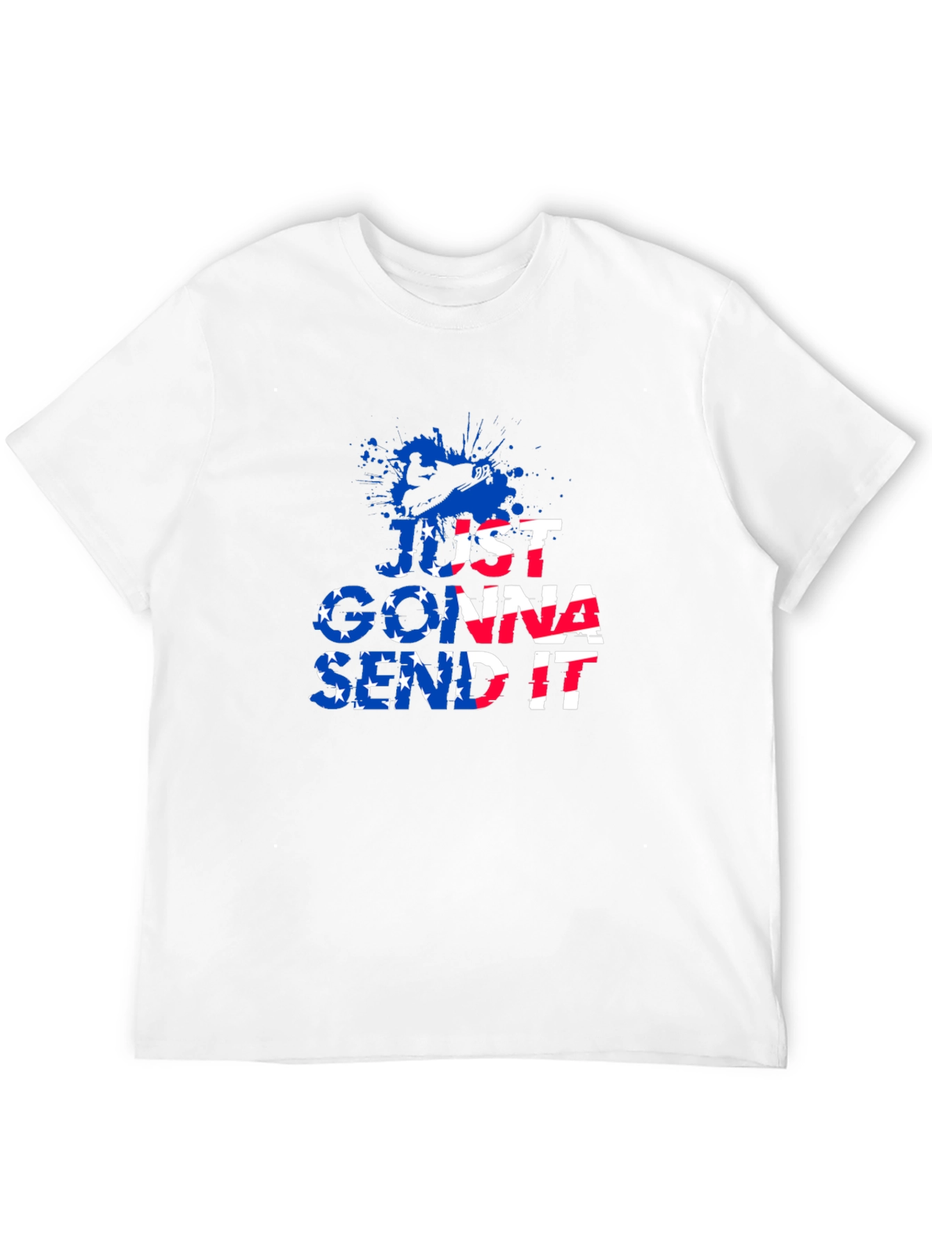 Just Gonna Send It T-Shirt - Black Graphic Tee
