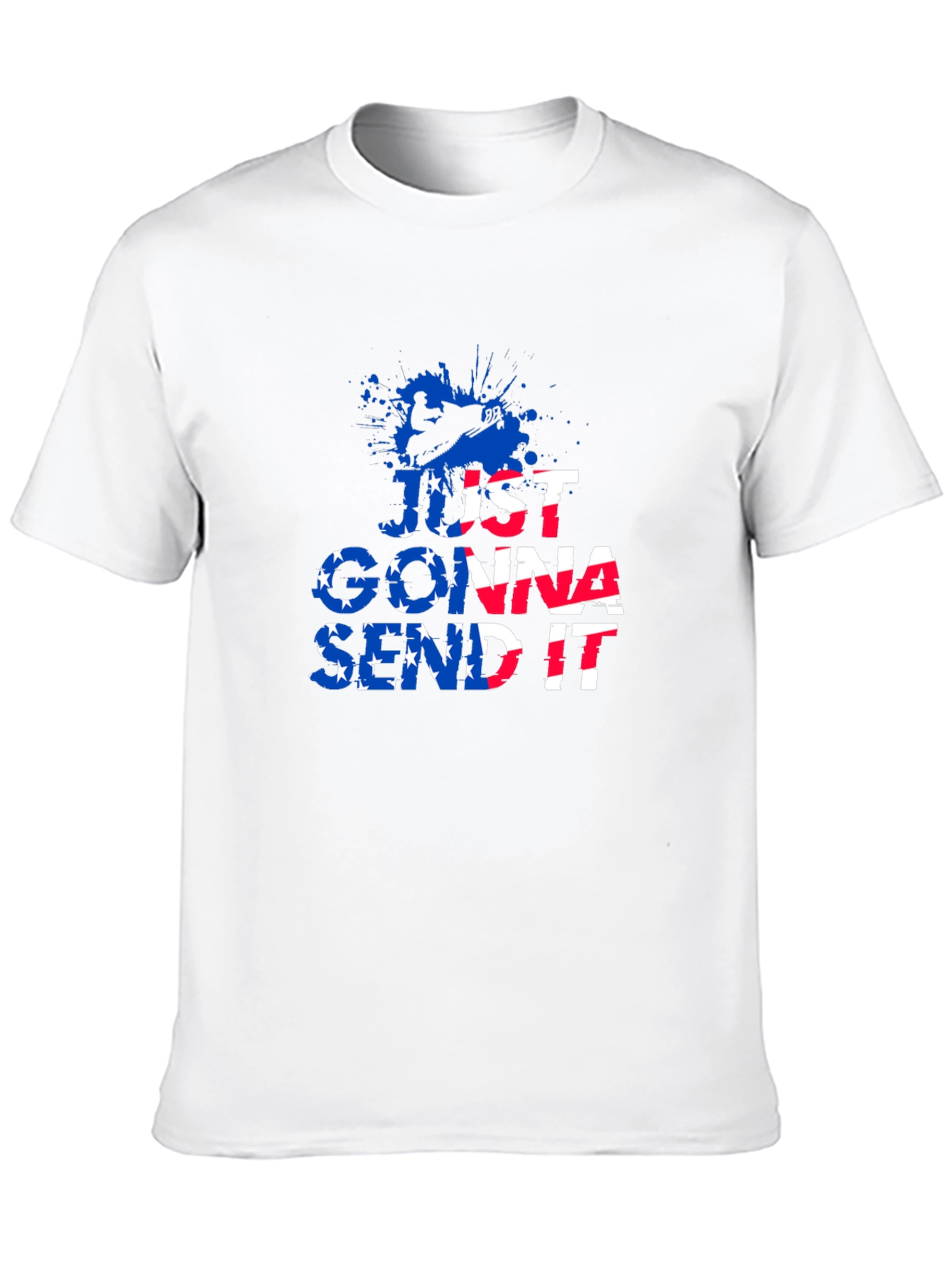 Just Gonna Send It T-Shirt - Black Graphic Tee