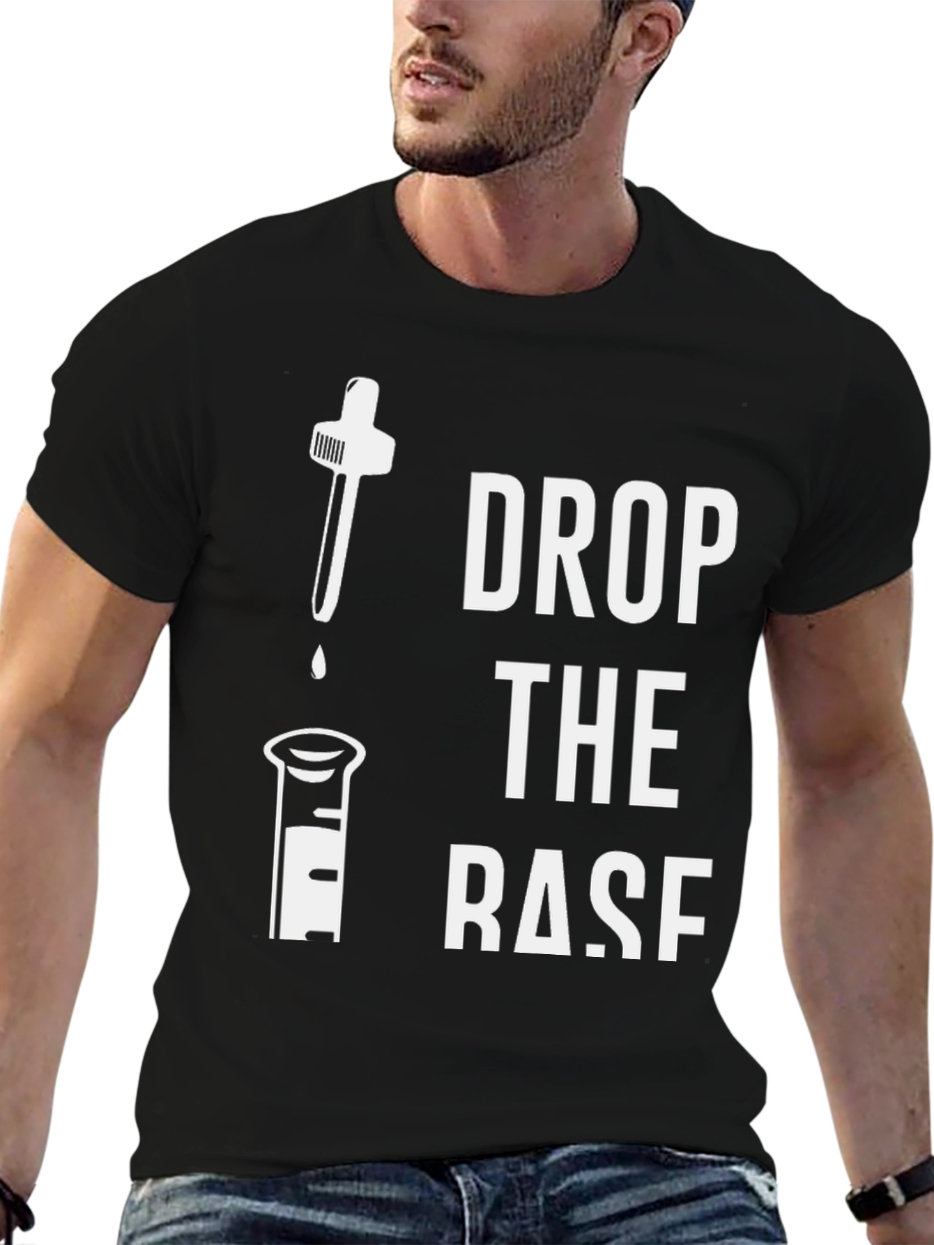 Drop the Base T-Shirt - Science Humor Tee