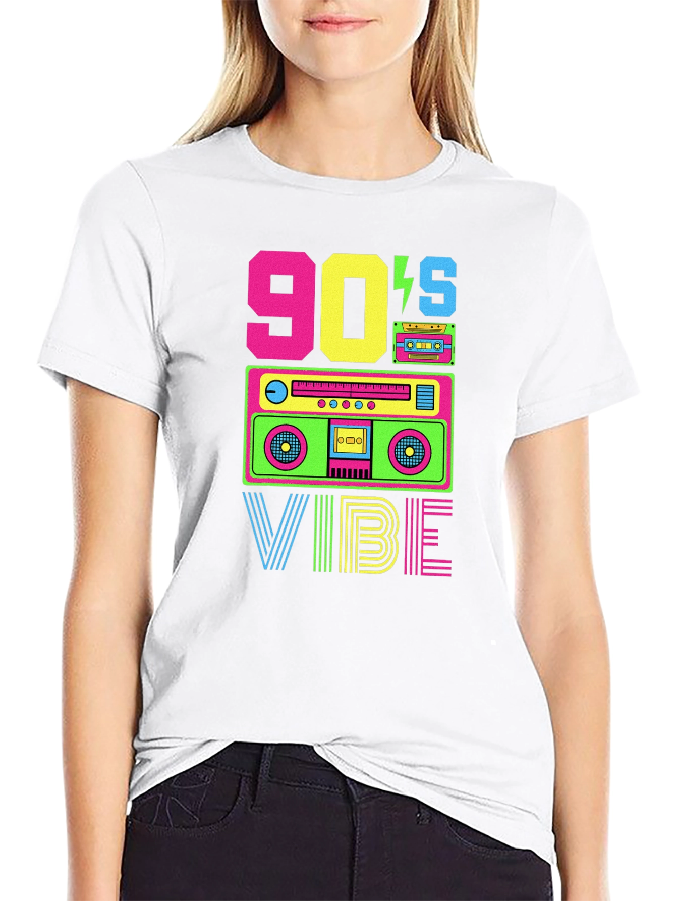 90s Vibe Graphic Tee - Retro Style T-Shirt