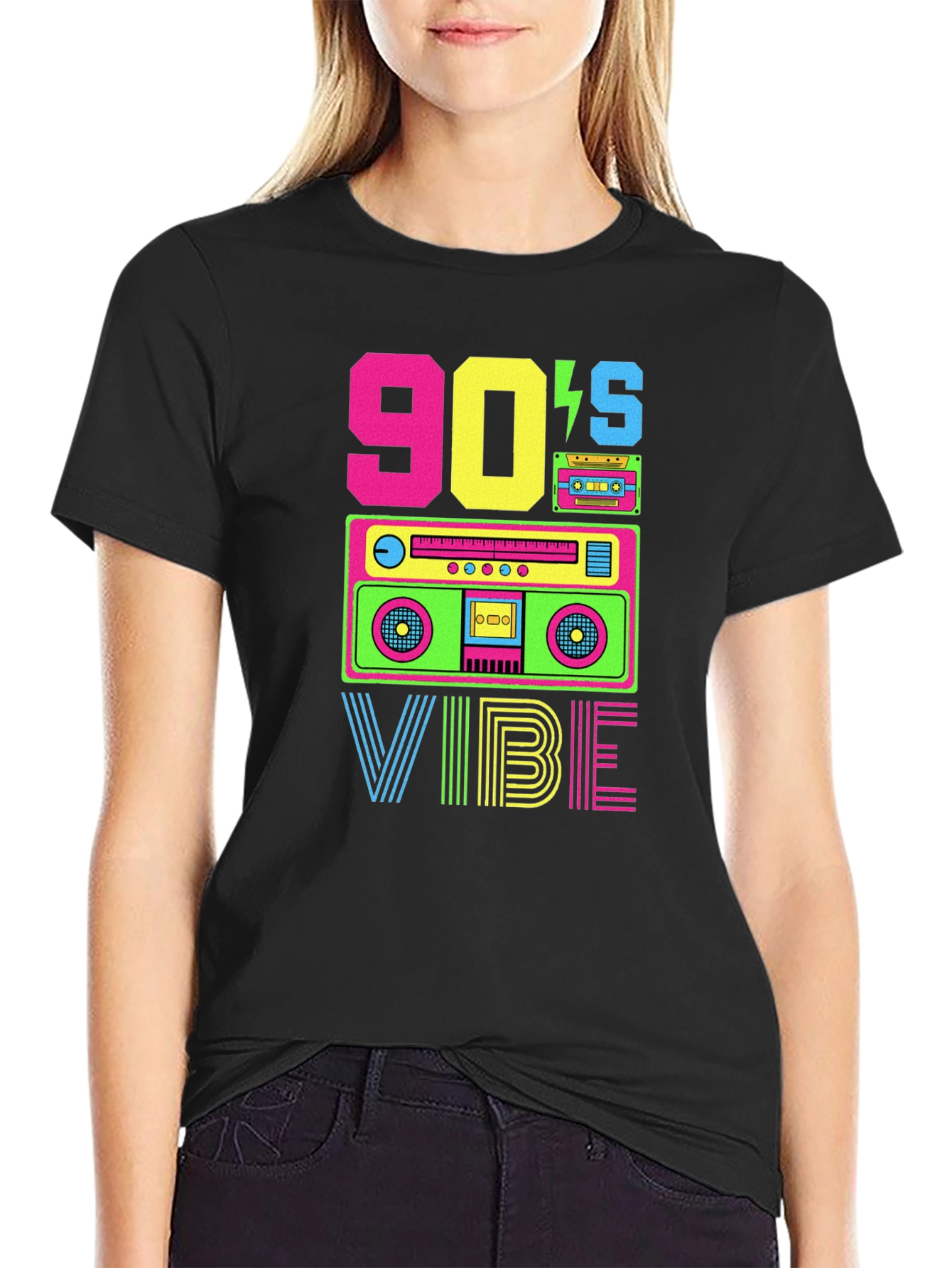 90s Vibe Graphic Tee - Retro Style T-Shirt