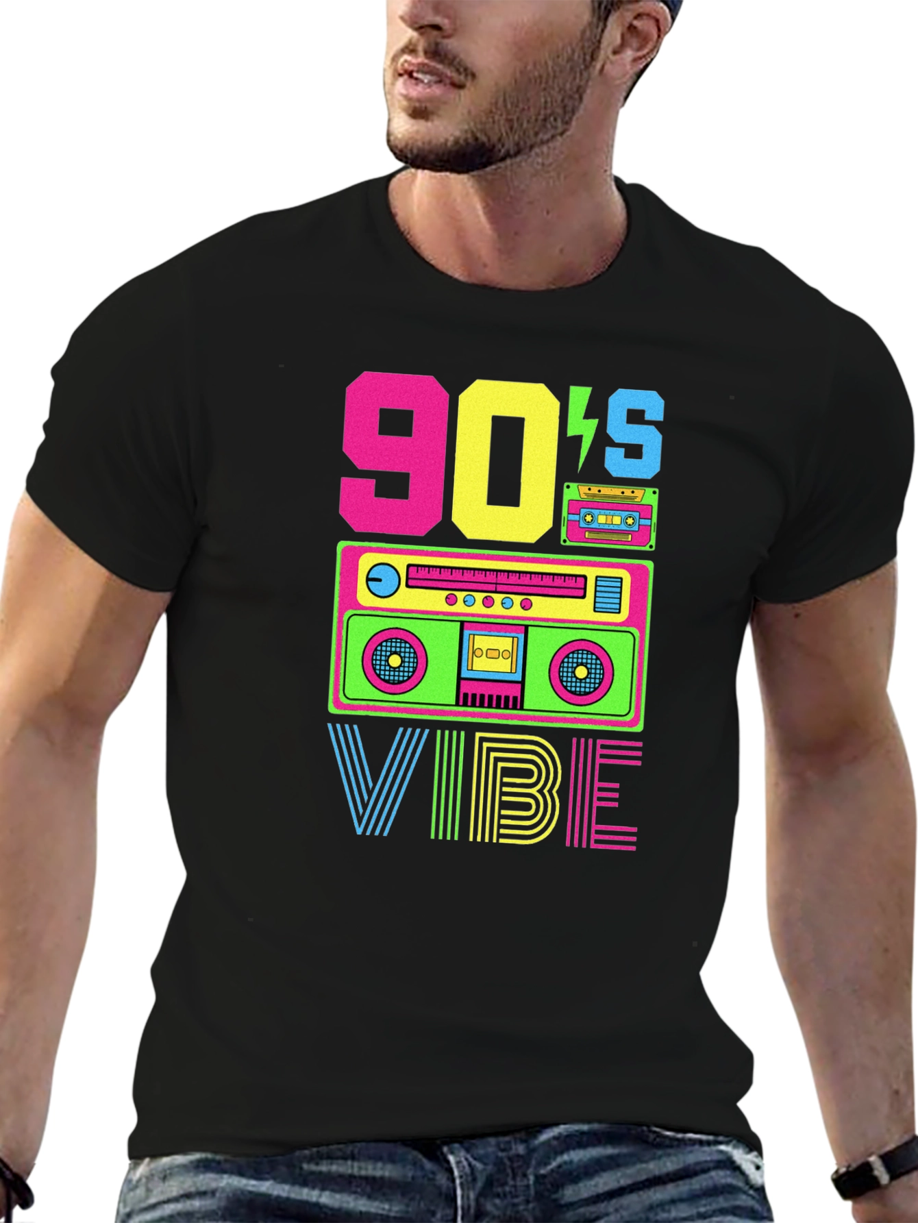 90s Vibe Graphic Tee - Retro Style T-Shirt