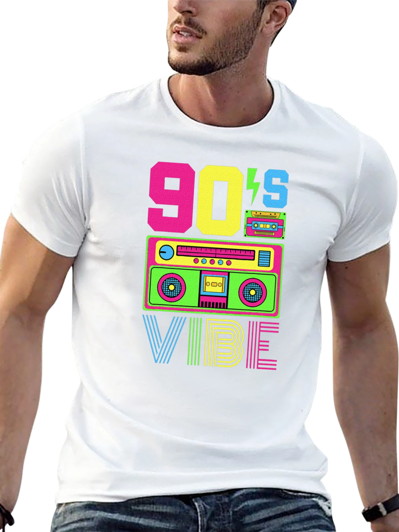 90s Vibe Graphic Tee - Retro Style T-Shirt