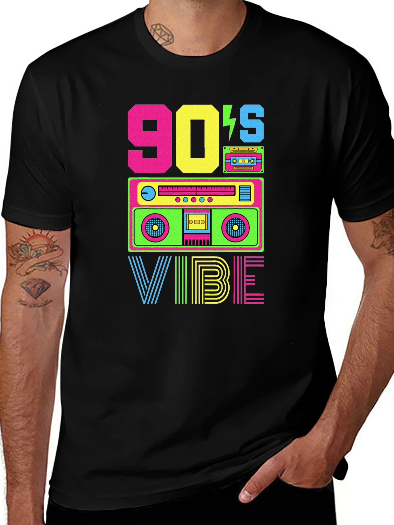 90s Vibe Graphic Tee - Retro Style T-Shirt
