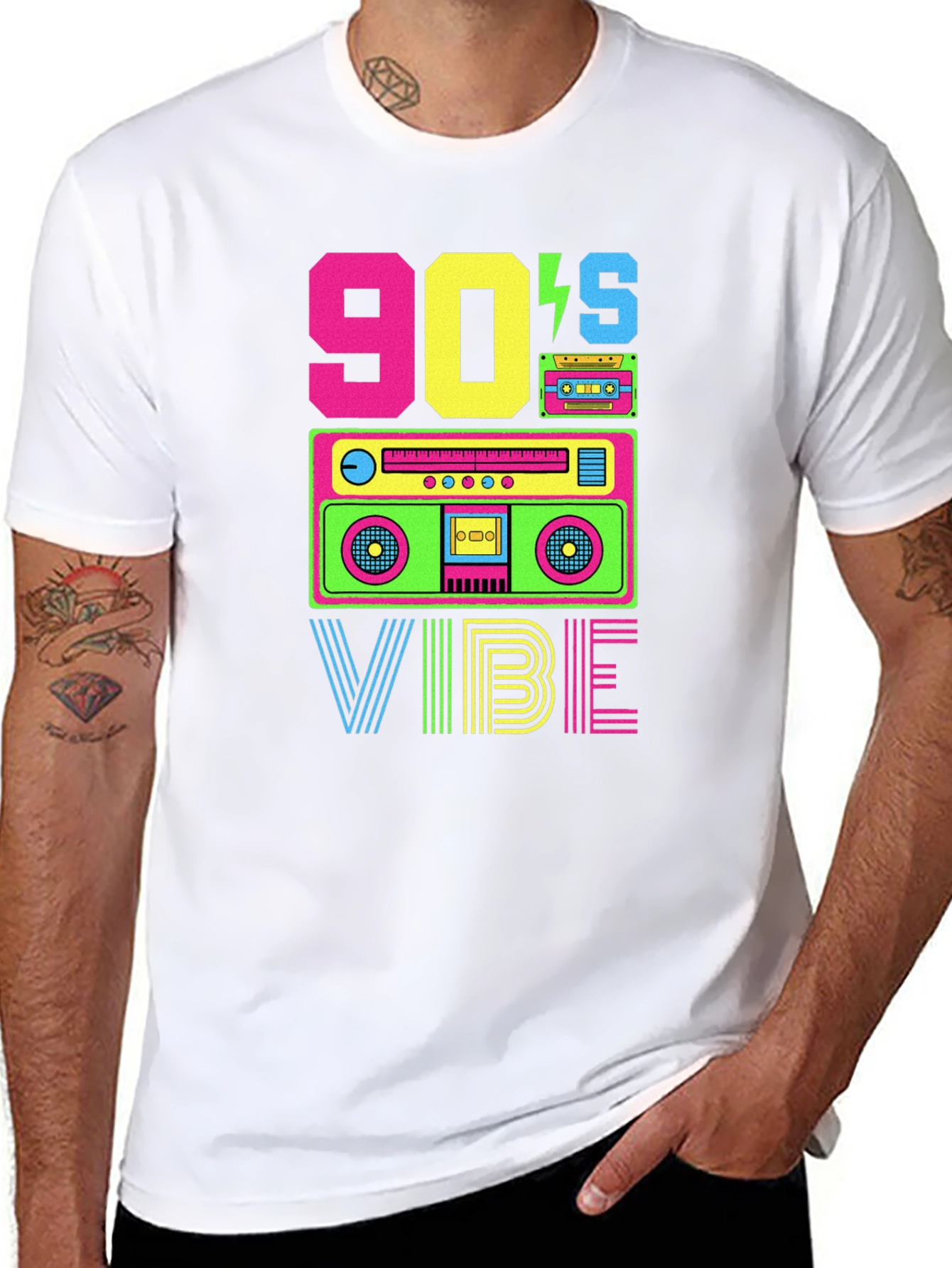90s Vibe Graphic Tee - Retro Style T-Shirt