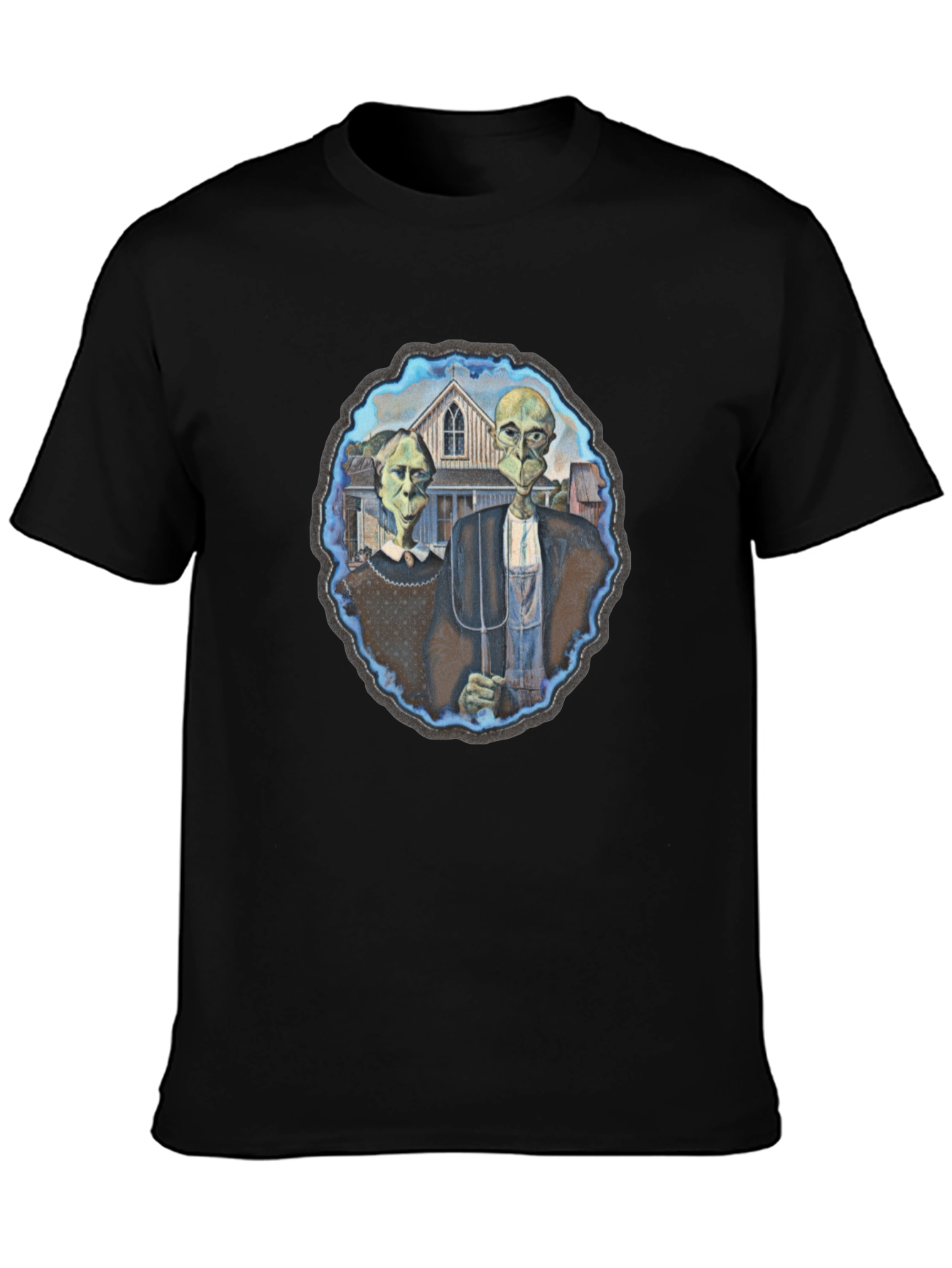 American Gothic Alien T-Shirt