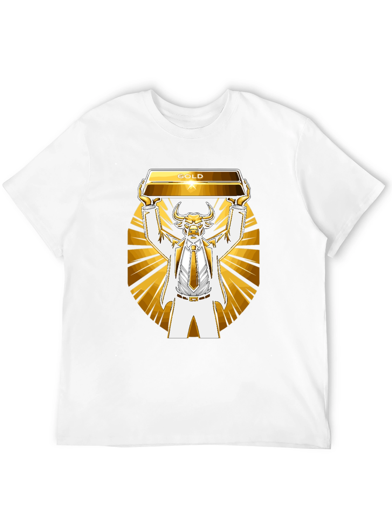Gold Bull T-Shirt - Investing Humor Tee