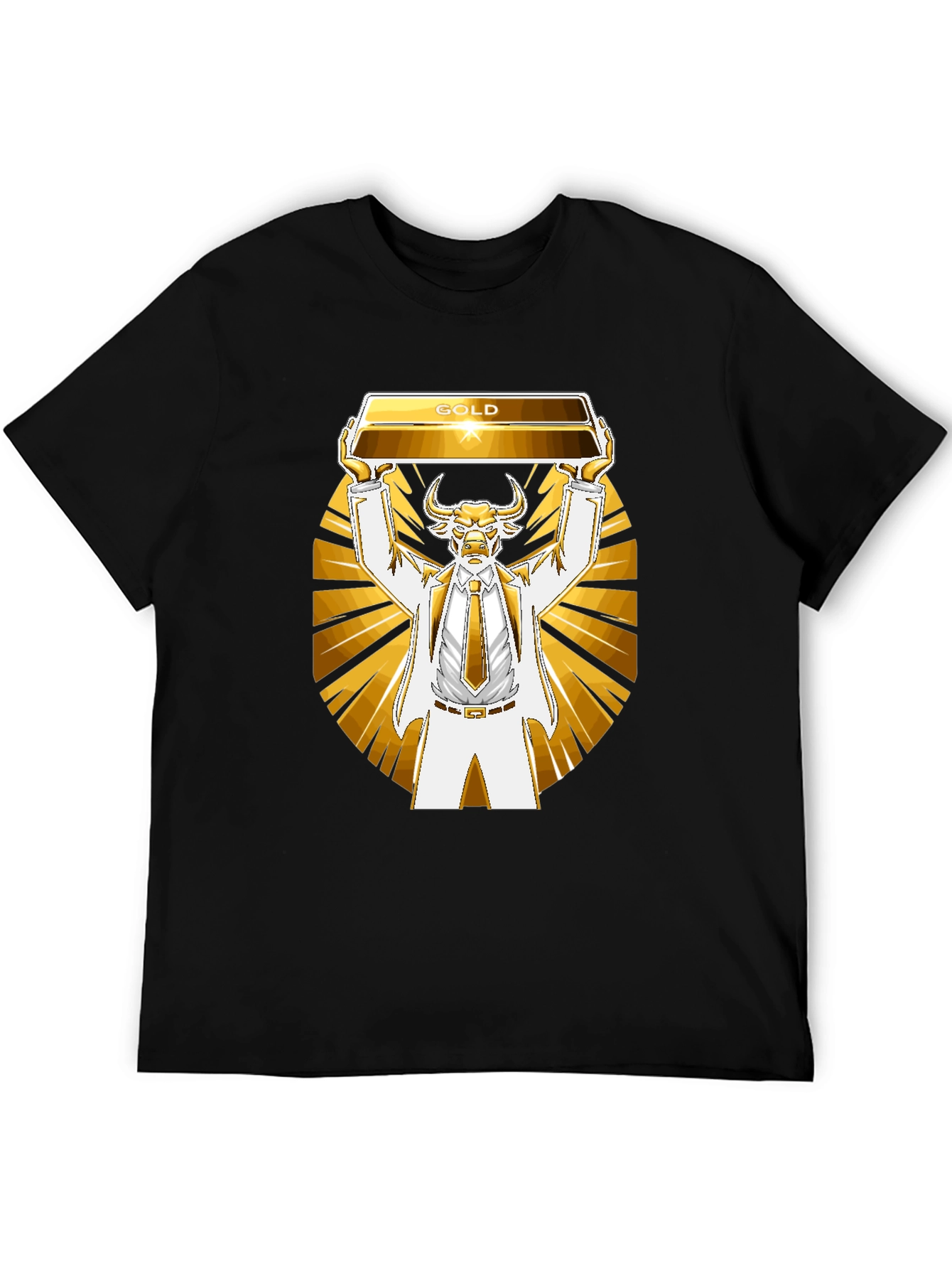 Gold Bull T-Shirt - Investing Humor Tee