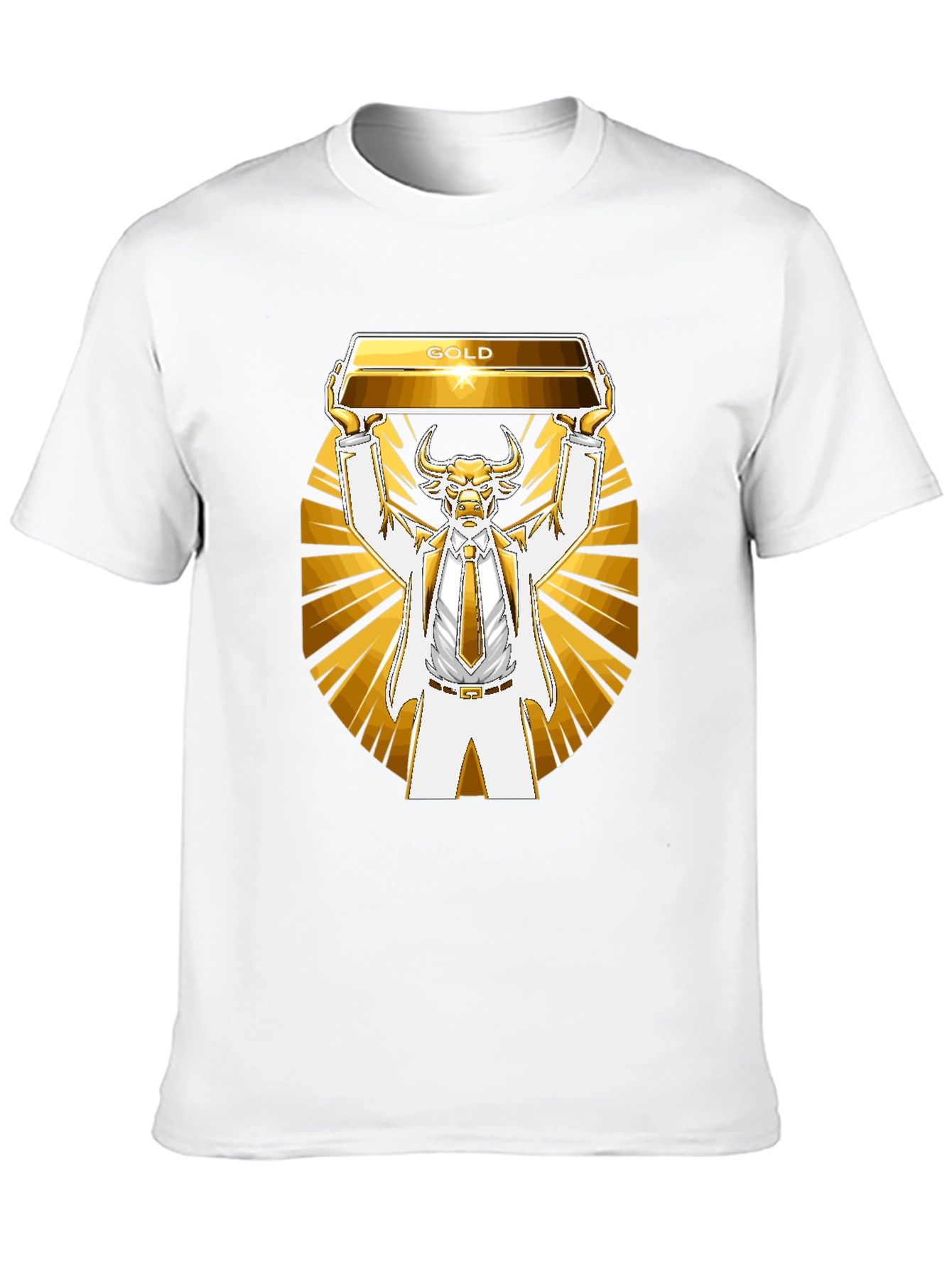 Gold Bull T-Shirt - Investing Humor Tee