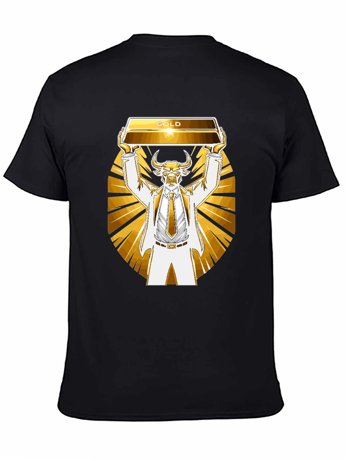 Gold Bull T-Shirt - Investing Humor Tee