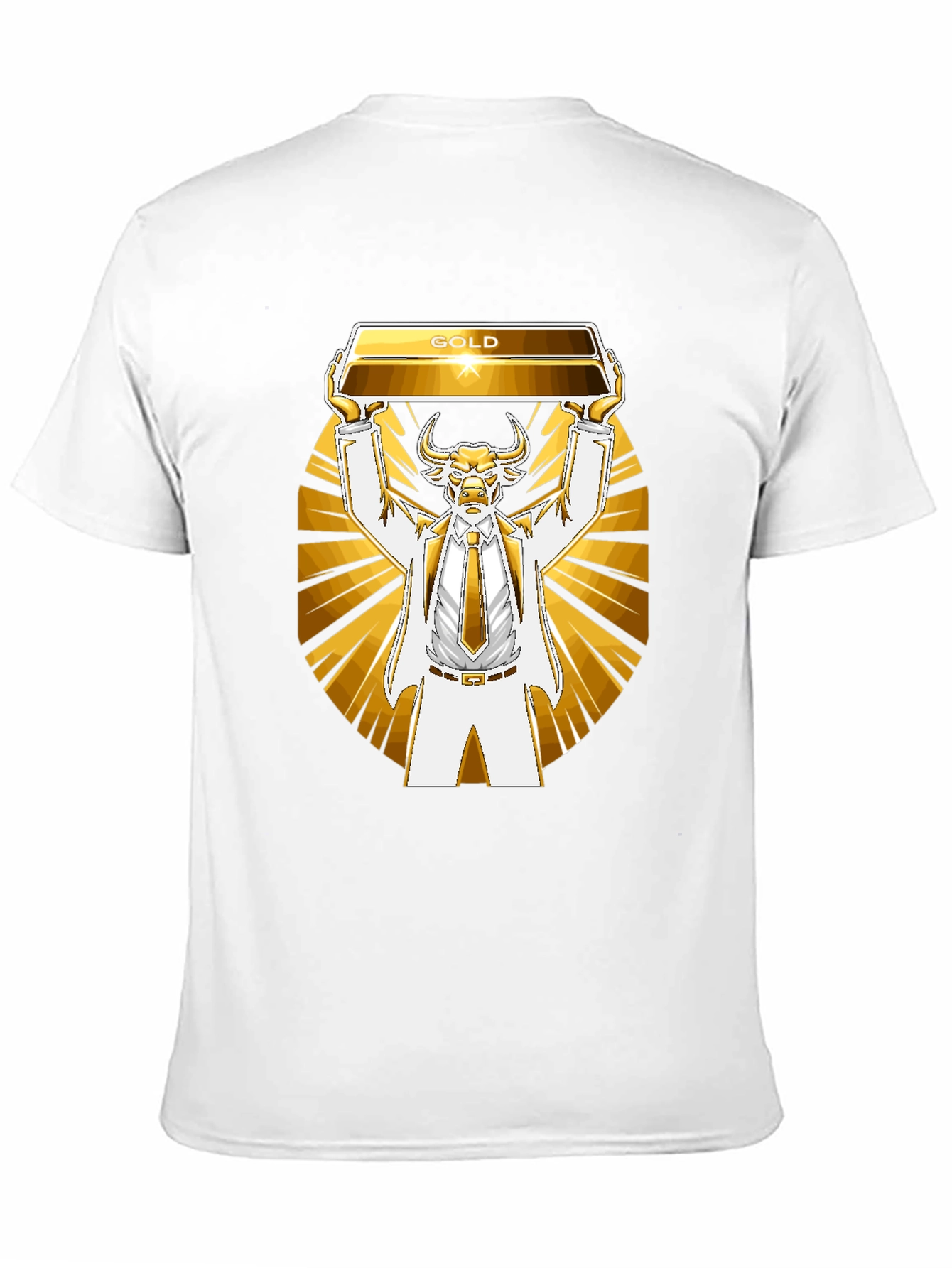 Gold Bull T-Shirt - Investing Humor Tee