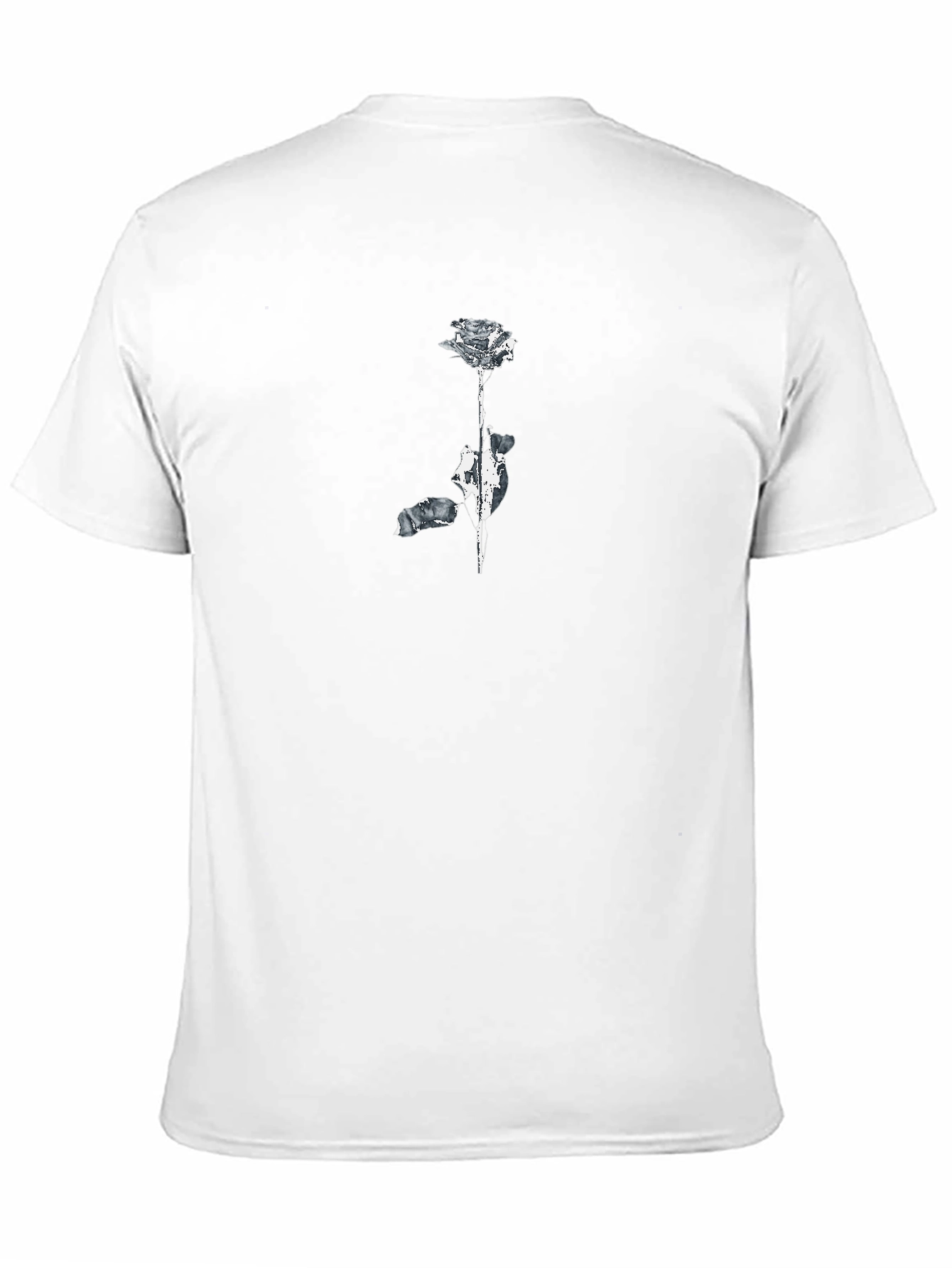 Abstract Rose Graphic T-Shirt