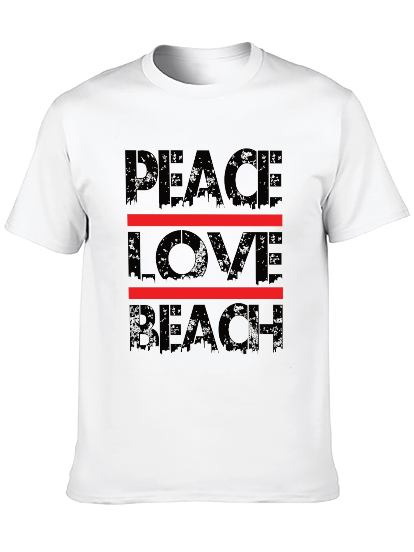 Peace Love Beach Graphic T-Shirt
