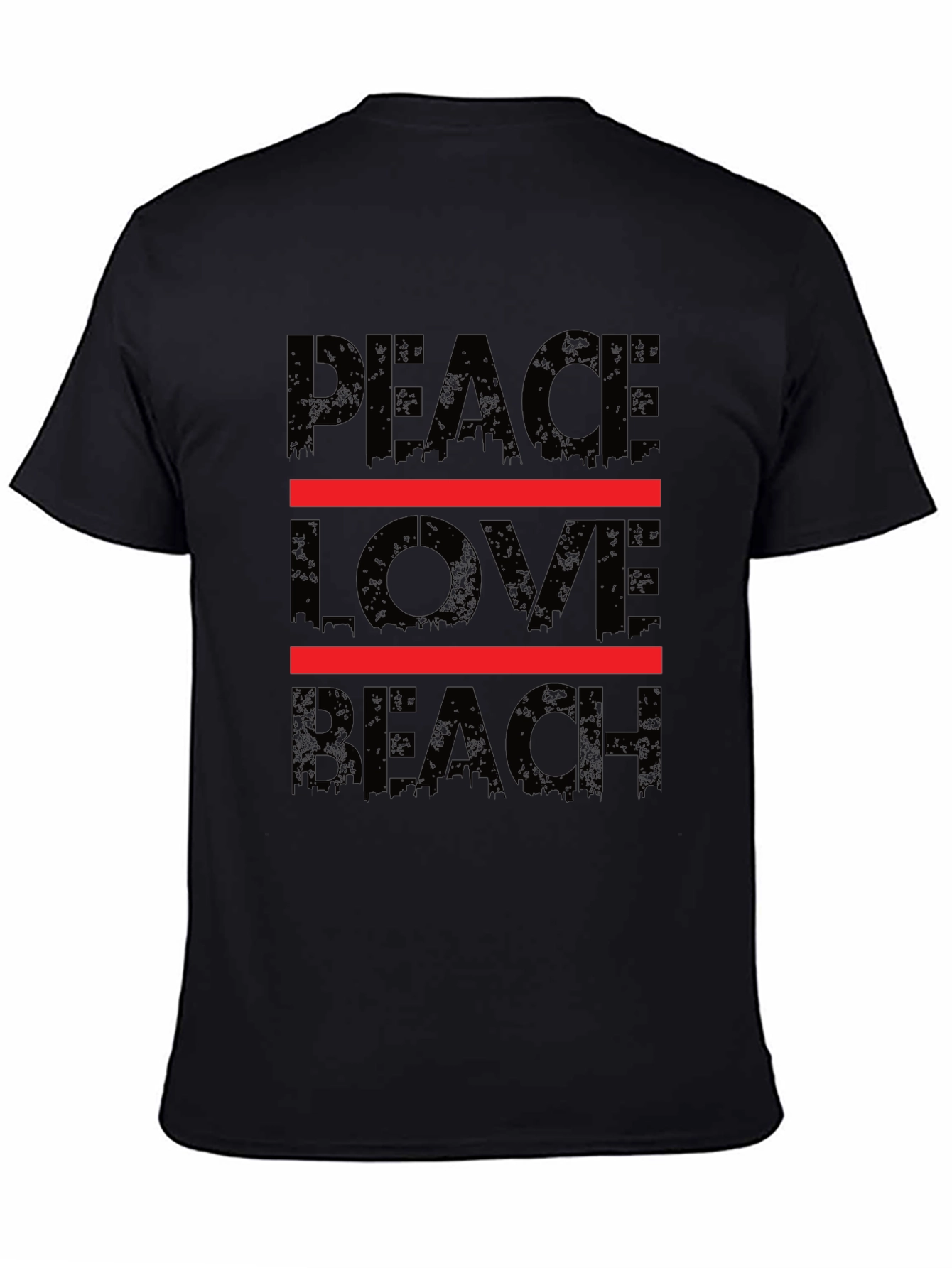 Peace Love Beach Graphic T-Shirt