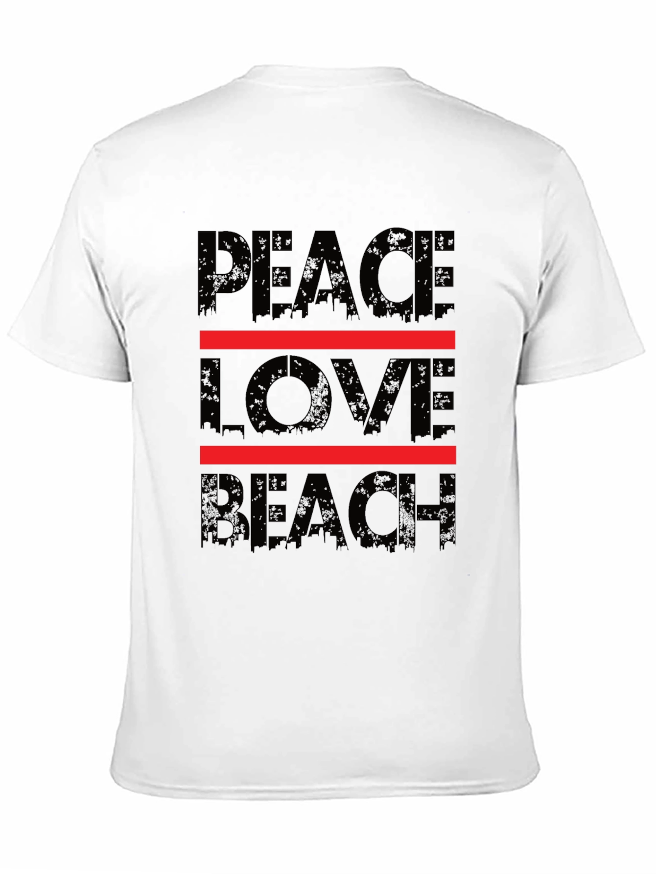 Peace Love Beach Graphic T-Shirt