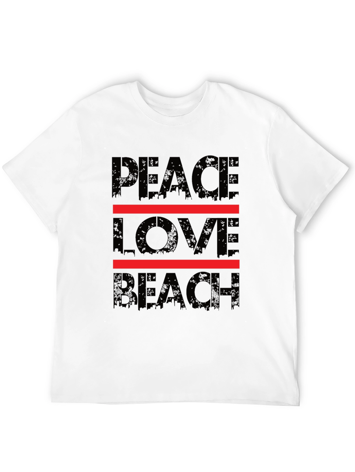 Peace Love Beach Graphic T-Shirt