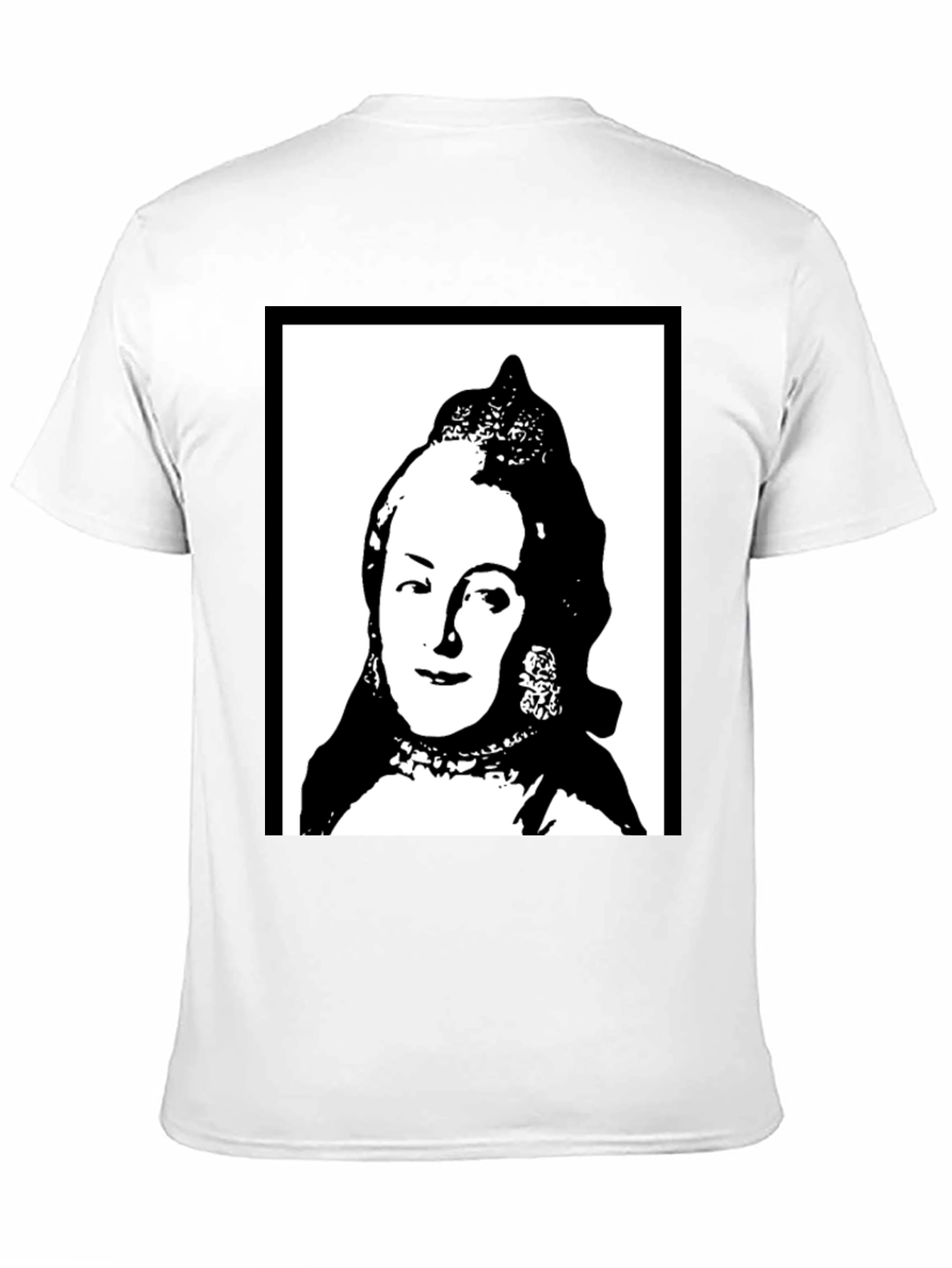 Silhouette Portrait Graphic Tee - Black