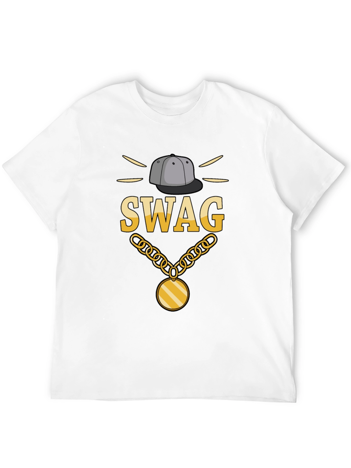 Swag Graphic Print Black T-Shirt