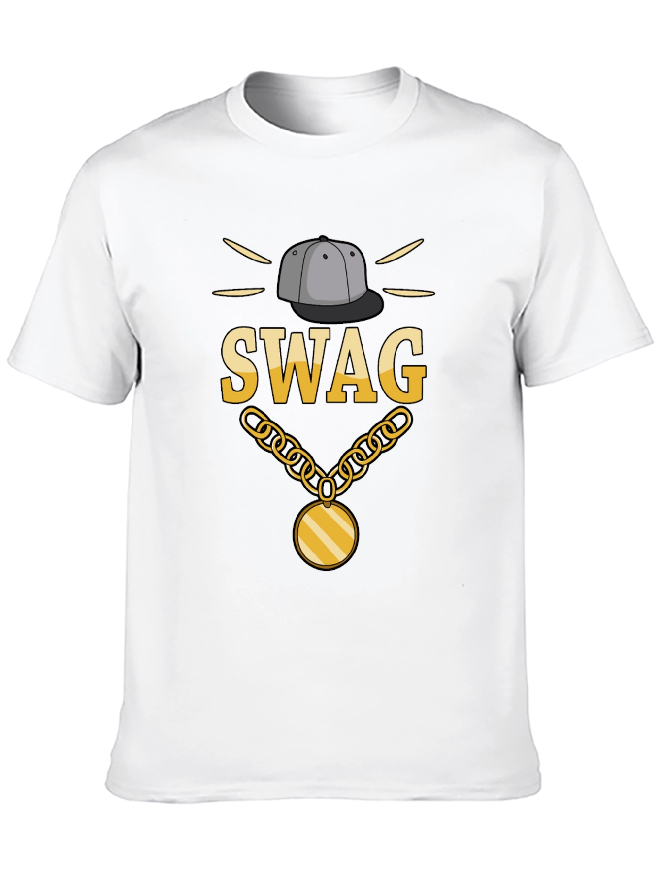 Swag Graphic Print Black T-Shirt