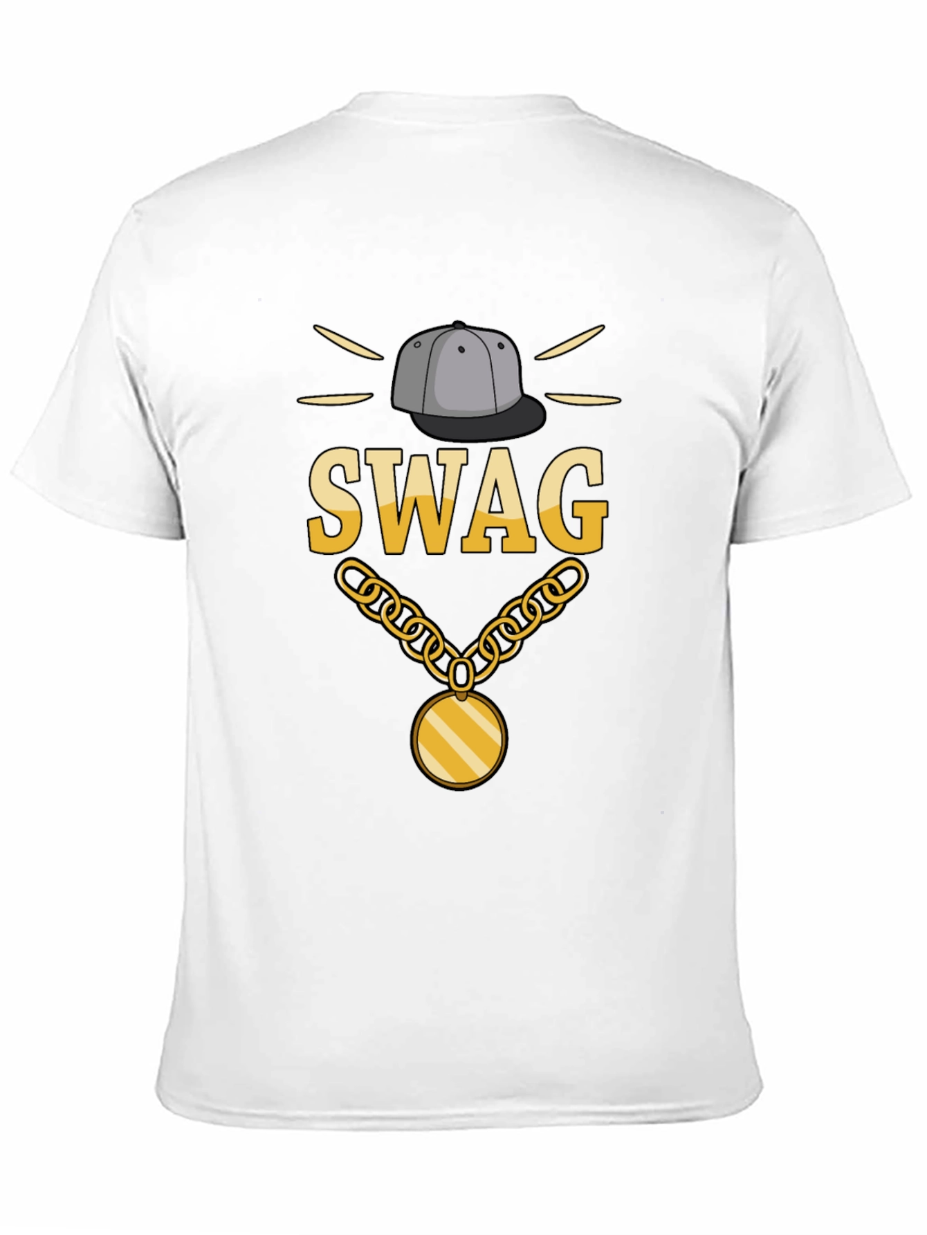 Swag Graphic Print Black T-Shirt