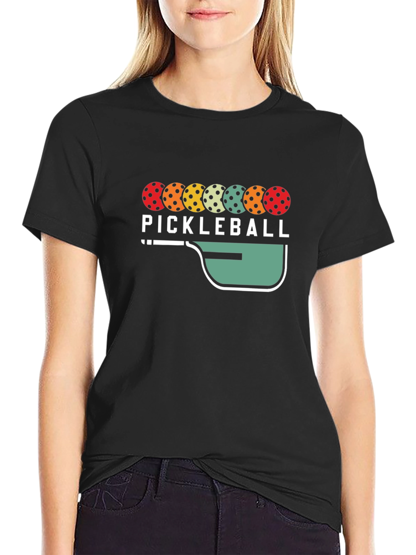 Pickleball Graphic Tee - Retro Style
