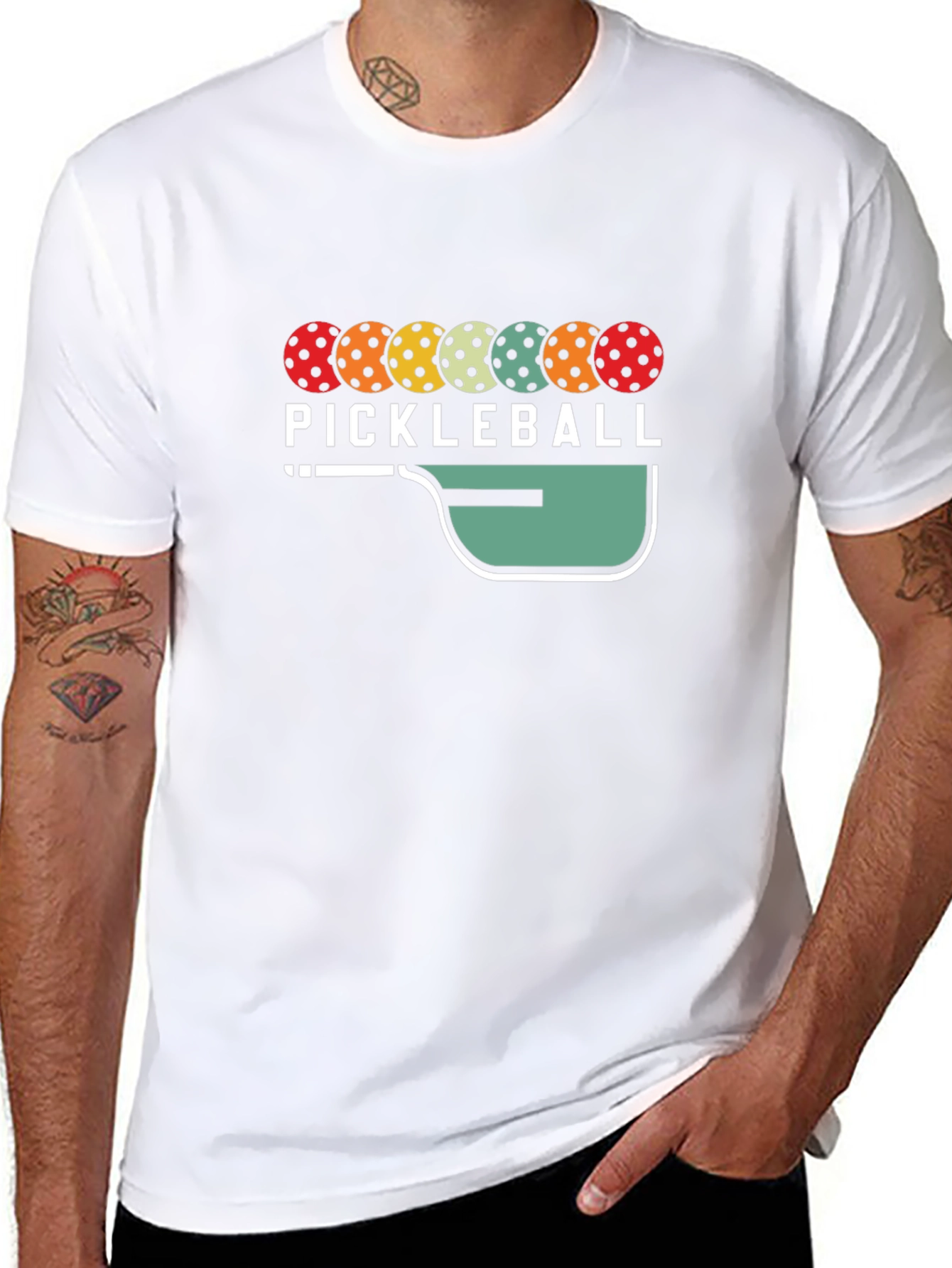 Pickleball Graphic Tee - Retro Style