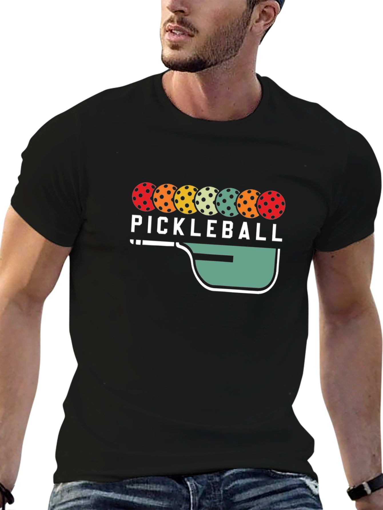 Pickleball Graphic Tee - Retro Style