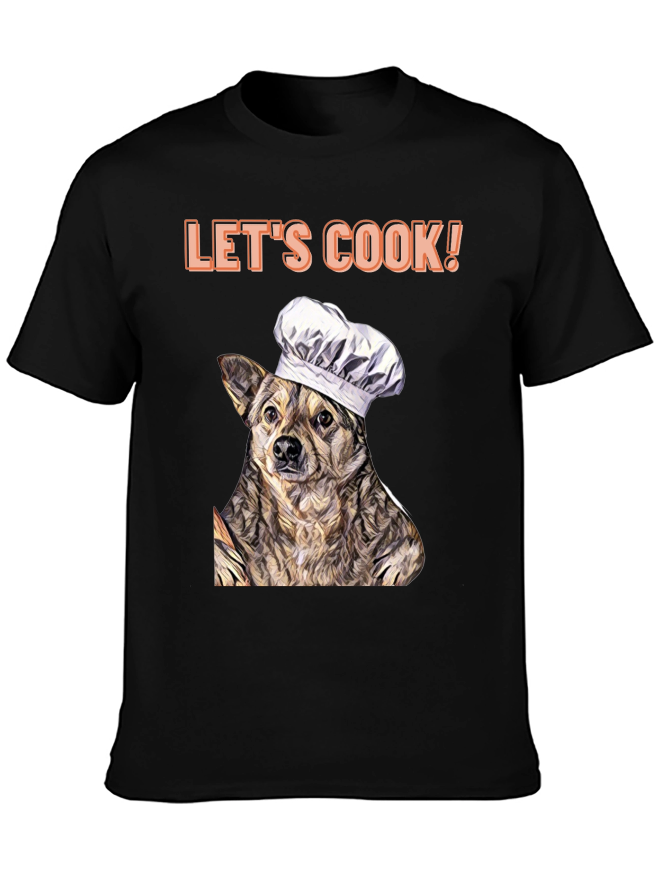 Dog Chef T-Shirt - Lets Cook!
